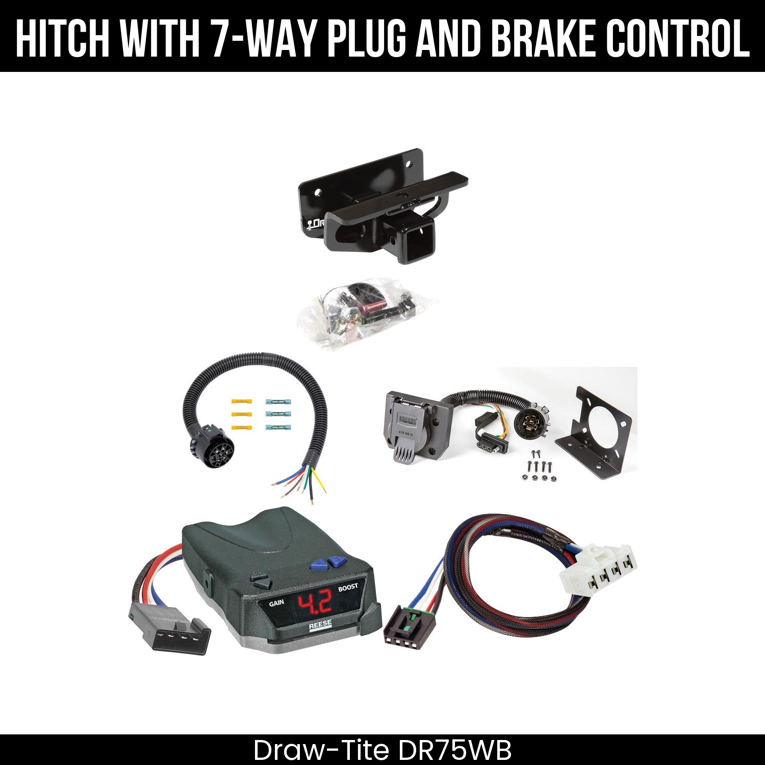 Trailer Hitch , 7-Way , Reese Brake EVN Control