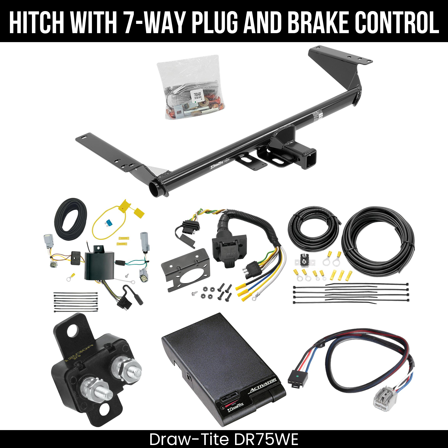 Trailer Hitch , 7-Way , Draw-Tite Activator Brake Control
