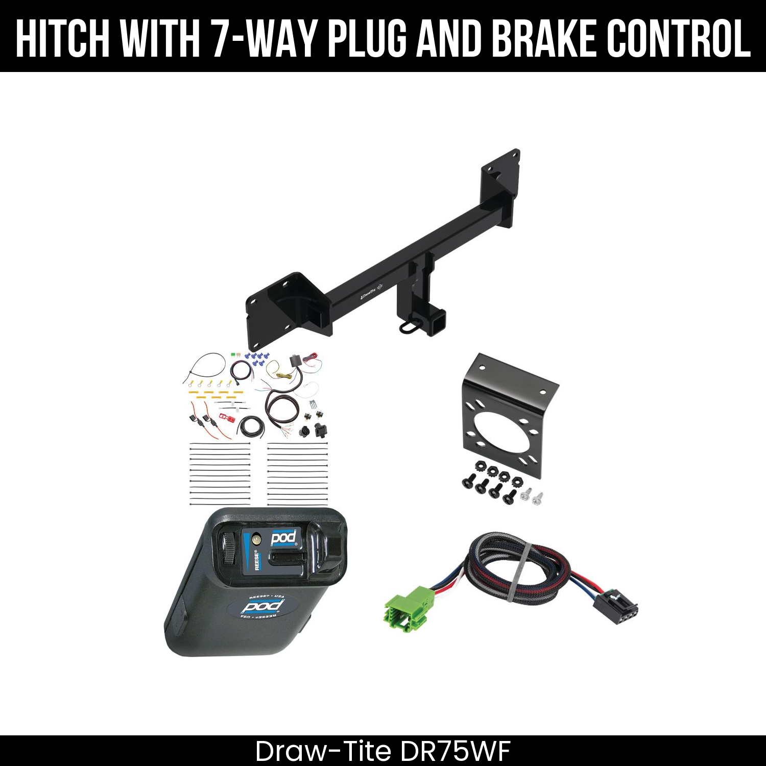 Trailer Hitch , 7-Way , Reese POD Brake Control