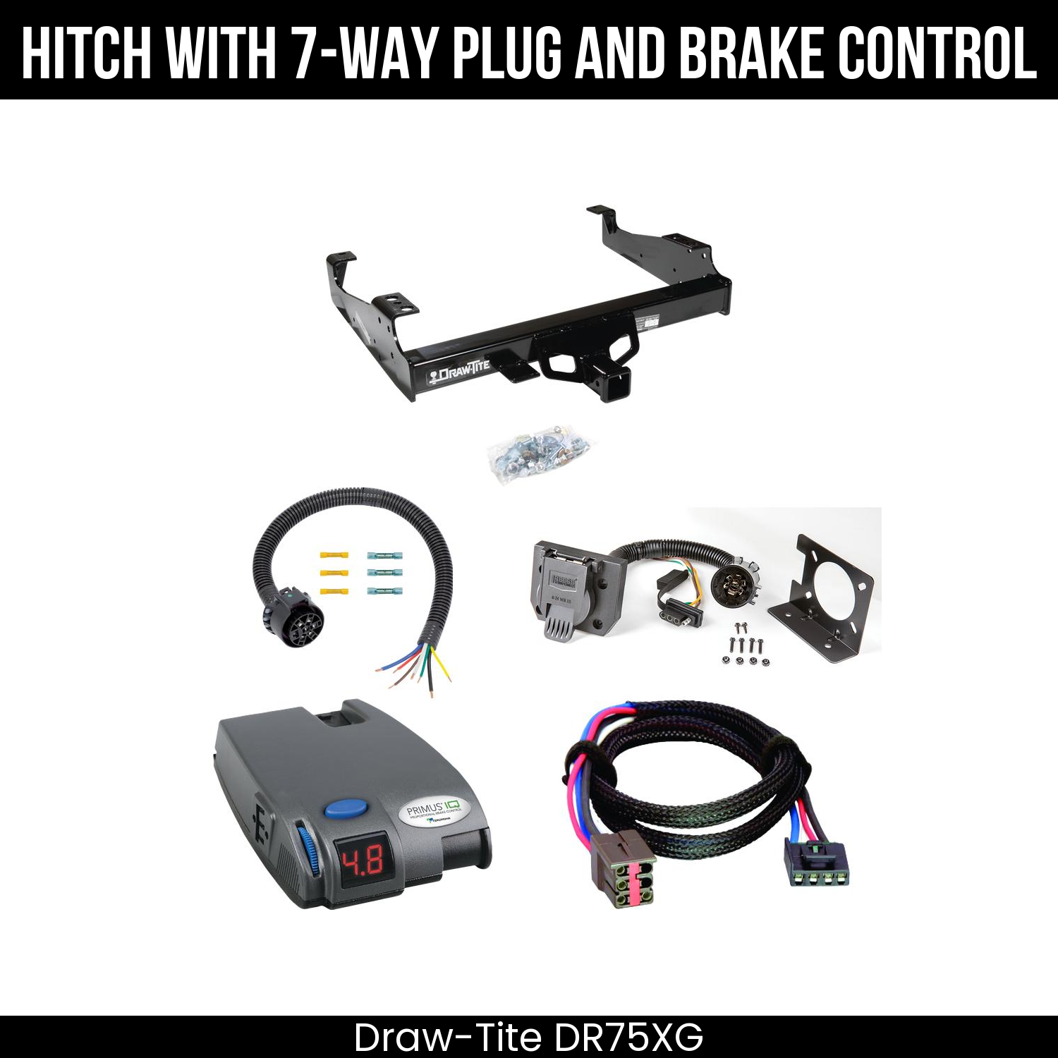 Trailer Hitch , 7-Way , Tekonsha Primus IQ Brake Control