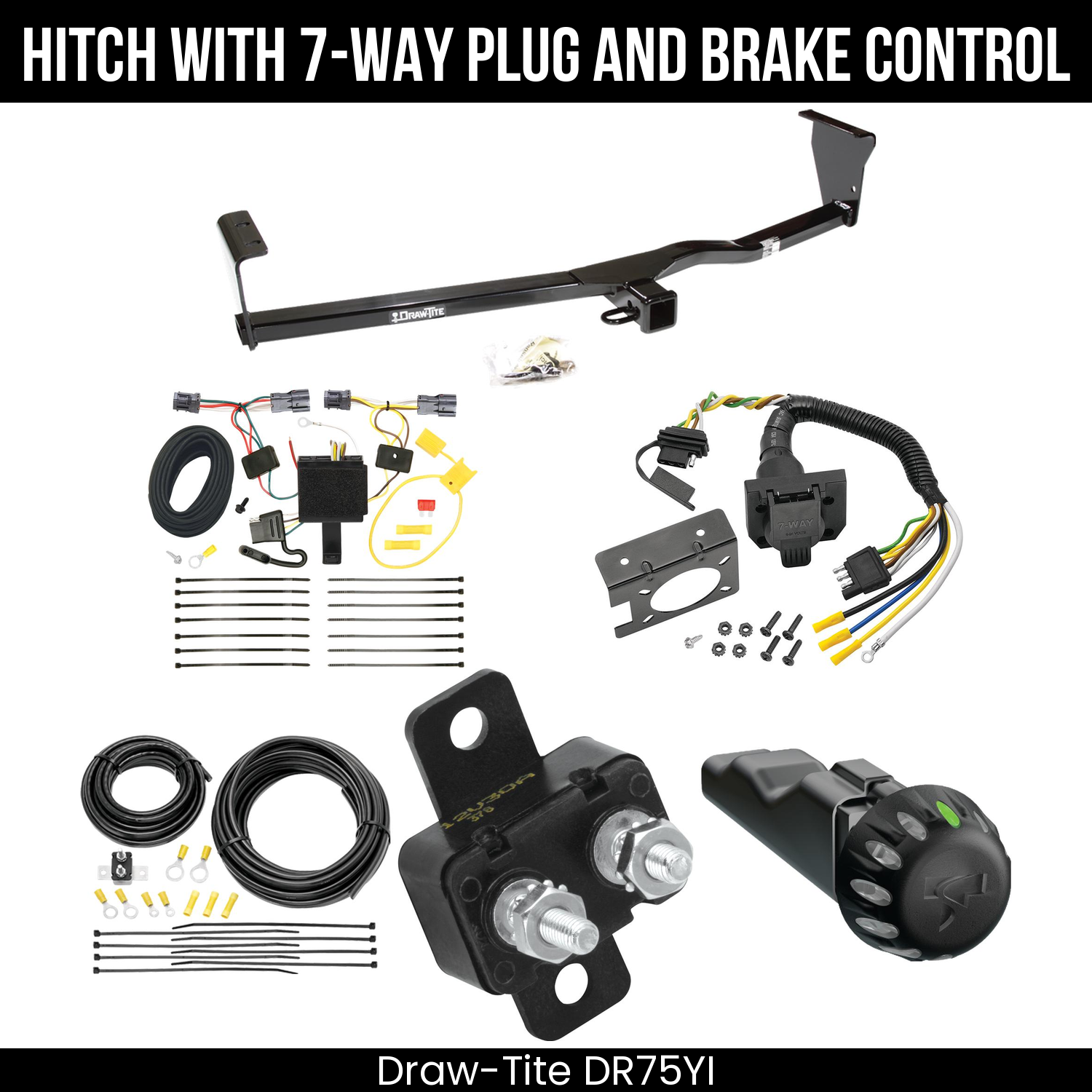 Trailer Hitch , 7-Way , Tekonsha Voyager iD Smart Brake Control