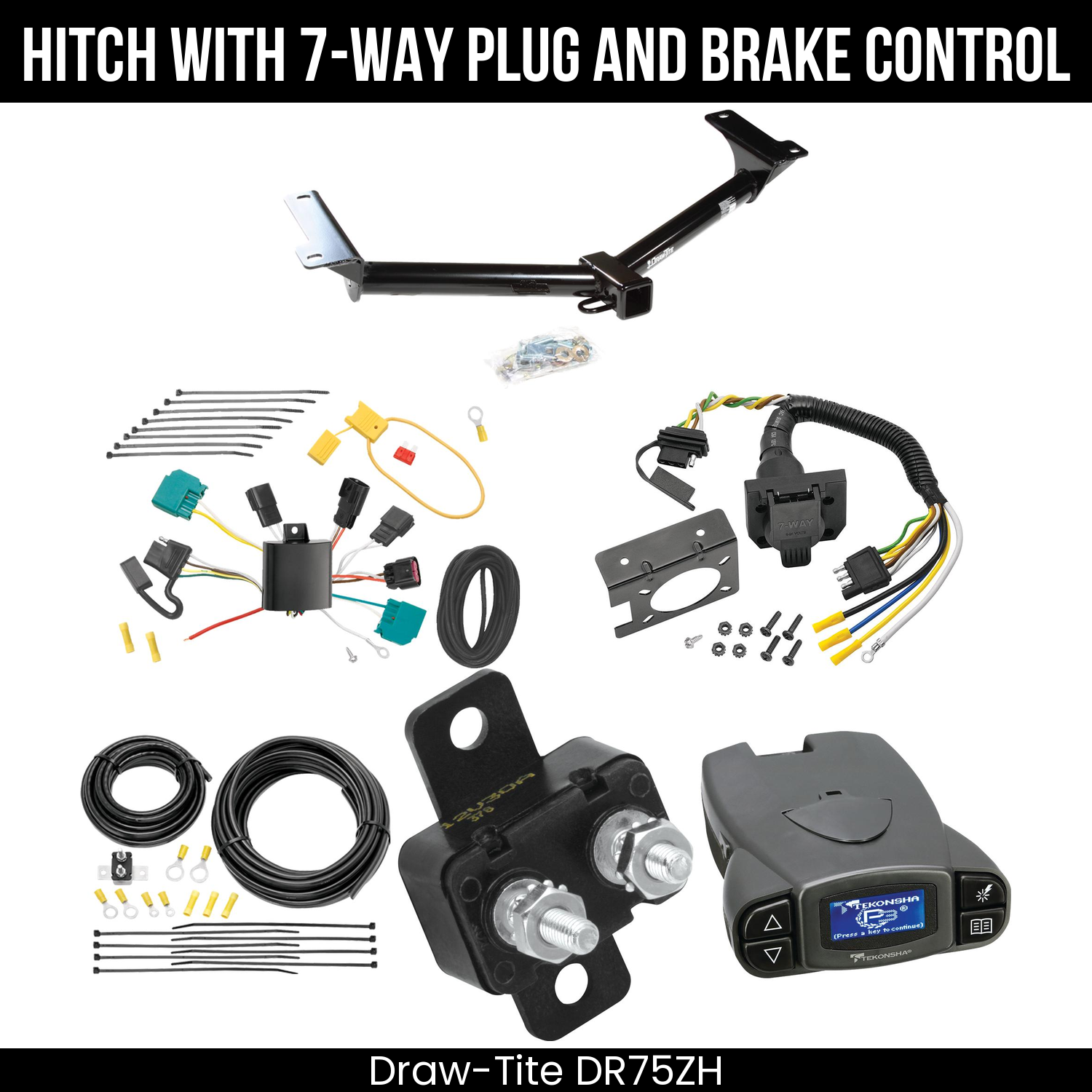 Trailer Hitch , 7-Way , Tekonsha Prodigy P3 Brake Control