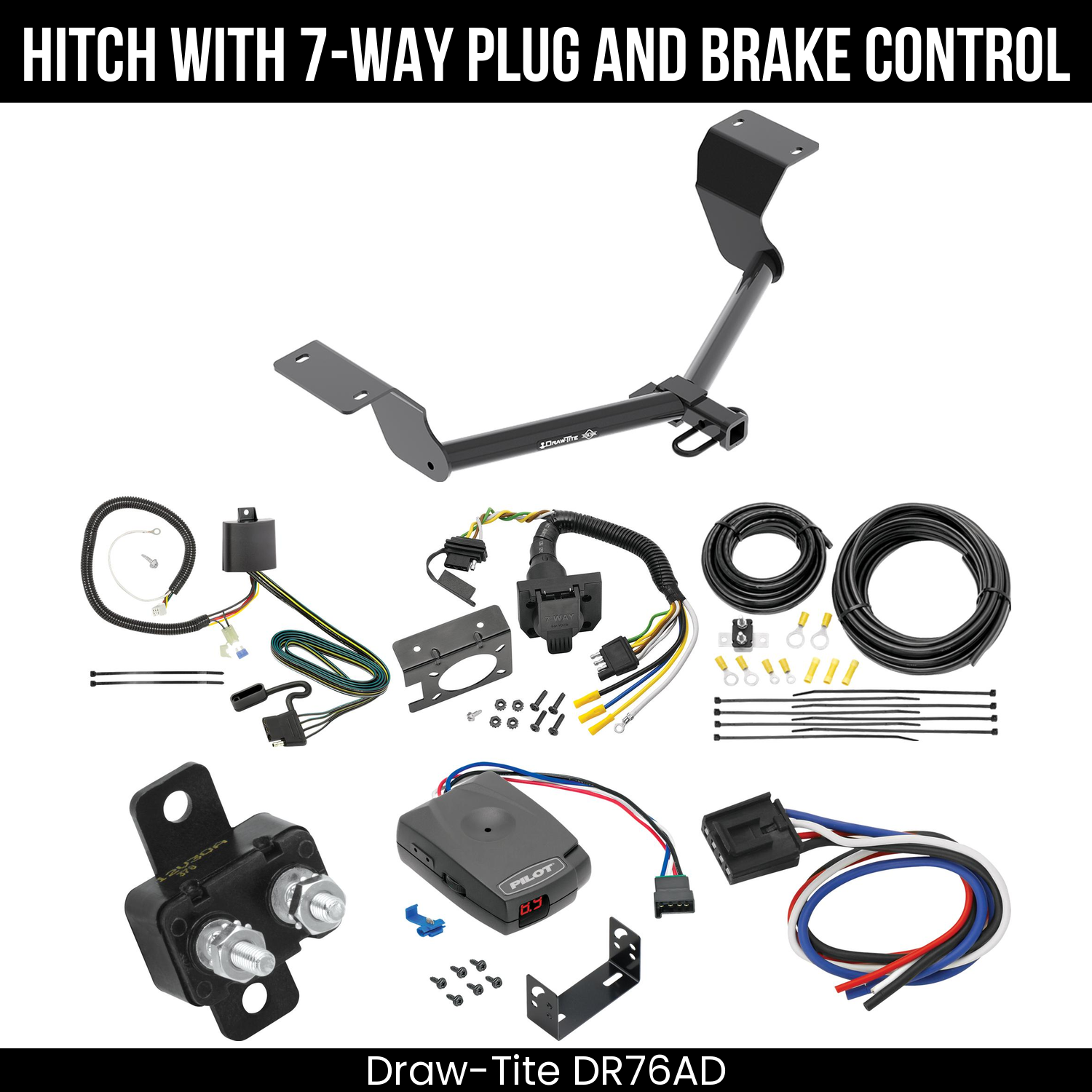 Trailer Hitch , 7-Way , Pro Series Pilot Brake Control
