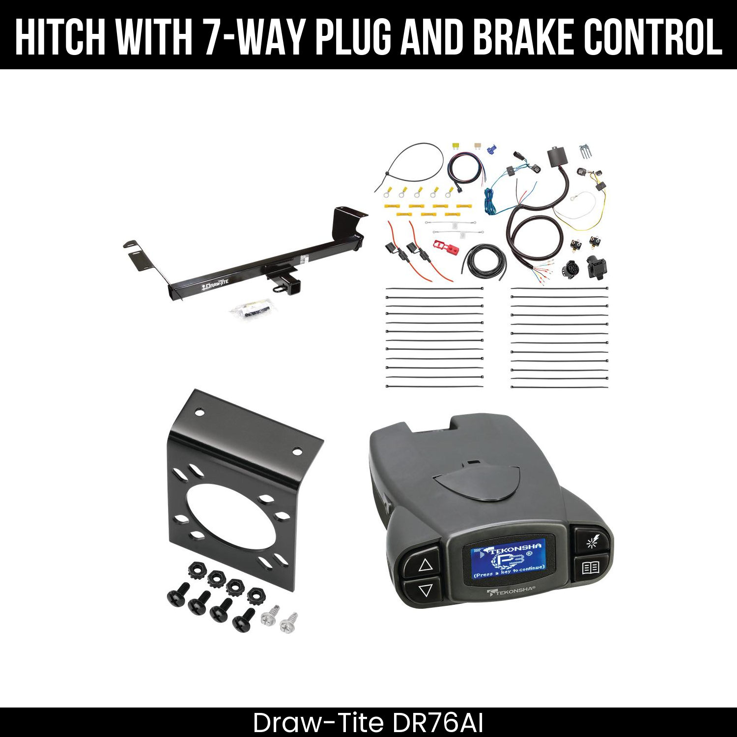 Trailer Hitch , 7-Way , Tekonsha Prodigy P3 Brake Control
