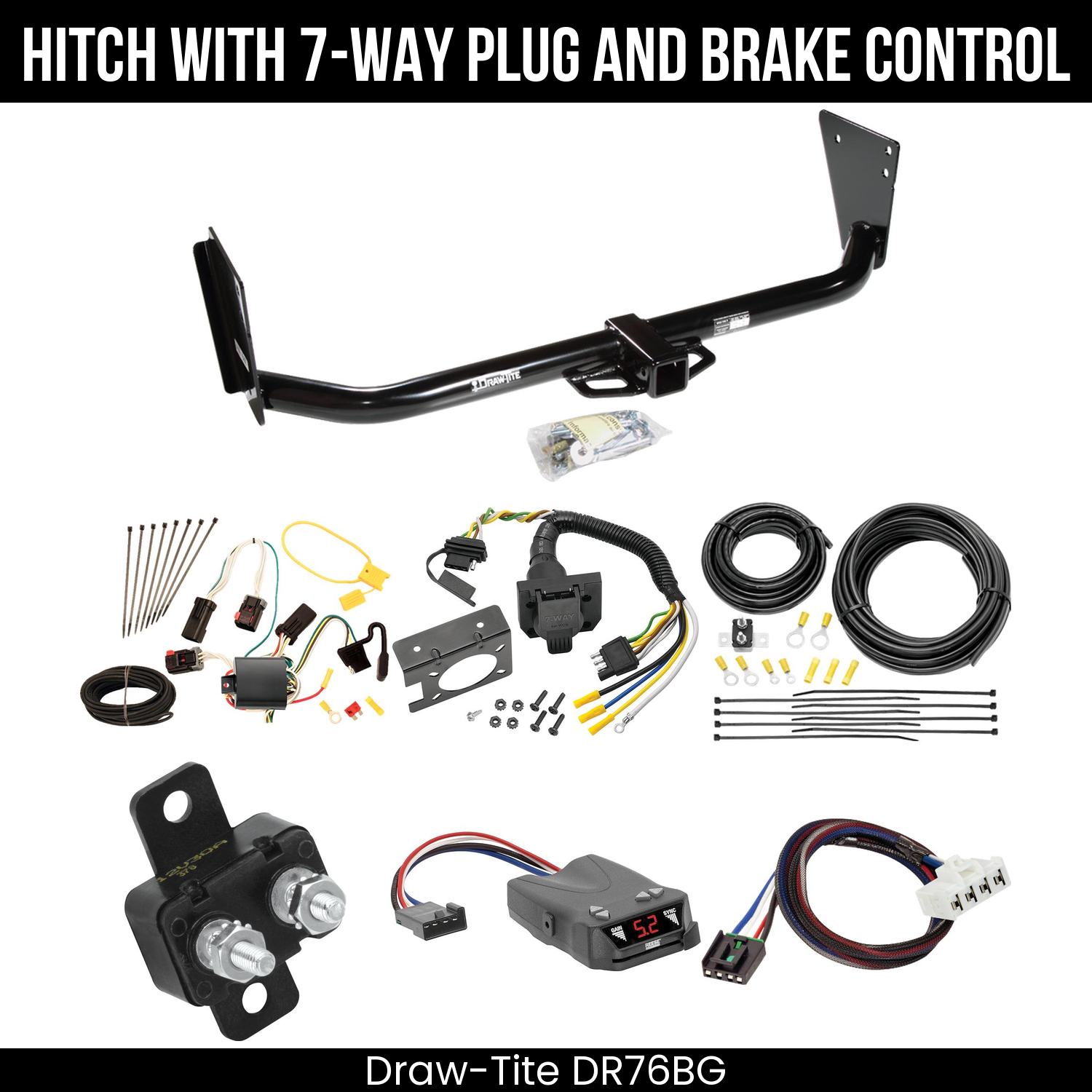 Trailer Hitch , 7-Way , Reese Brakeman IV Brake Control