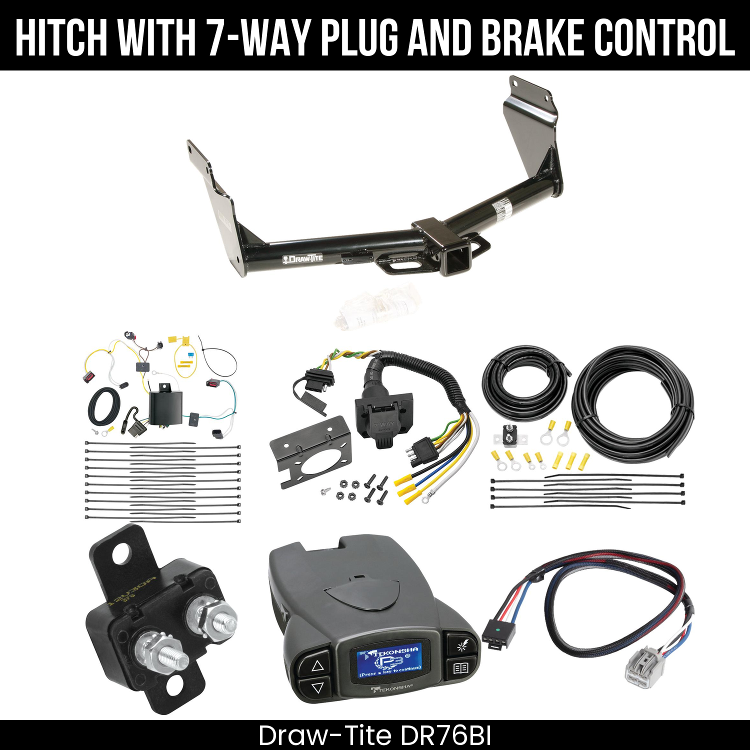 Trailer Hitch , 7-Way , Tekonsha Prodigy P3 Brake Control