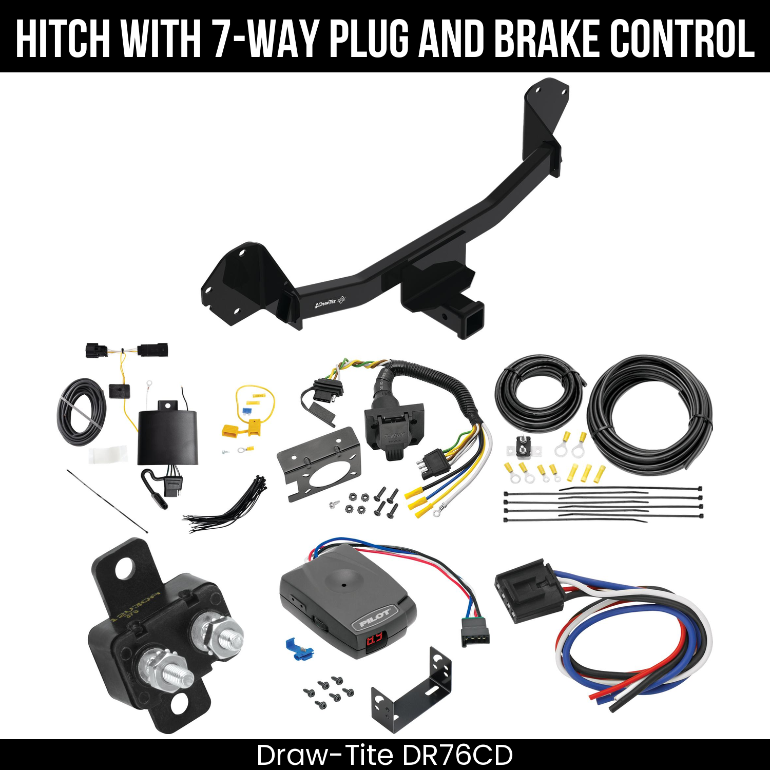 Trailer Hitch , 7-Way , Pro Series Pilot Brake Control