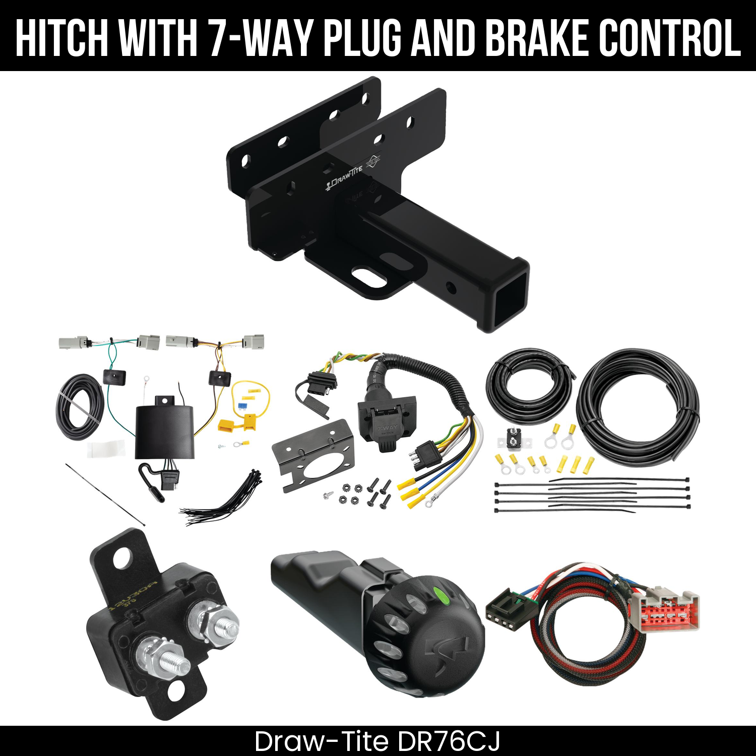 Trailer Hitch , 7-Way , Tekonsha Voyager iD Smart Brake Control