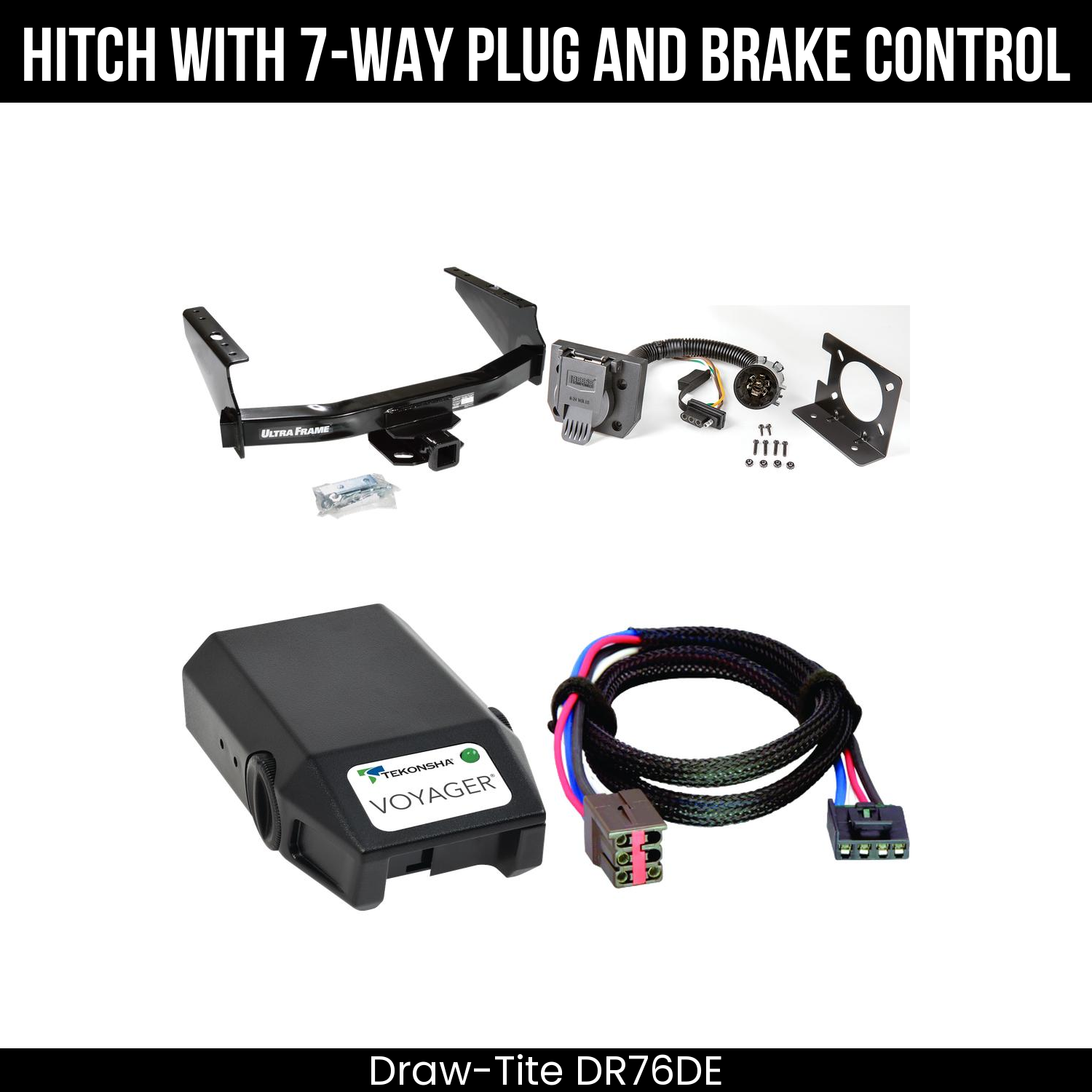 Trailer Hitch , 7-Way , Tekonsha Voyager Brake Control