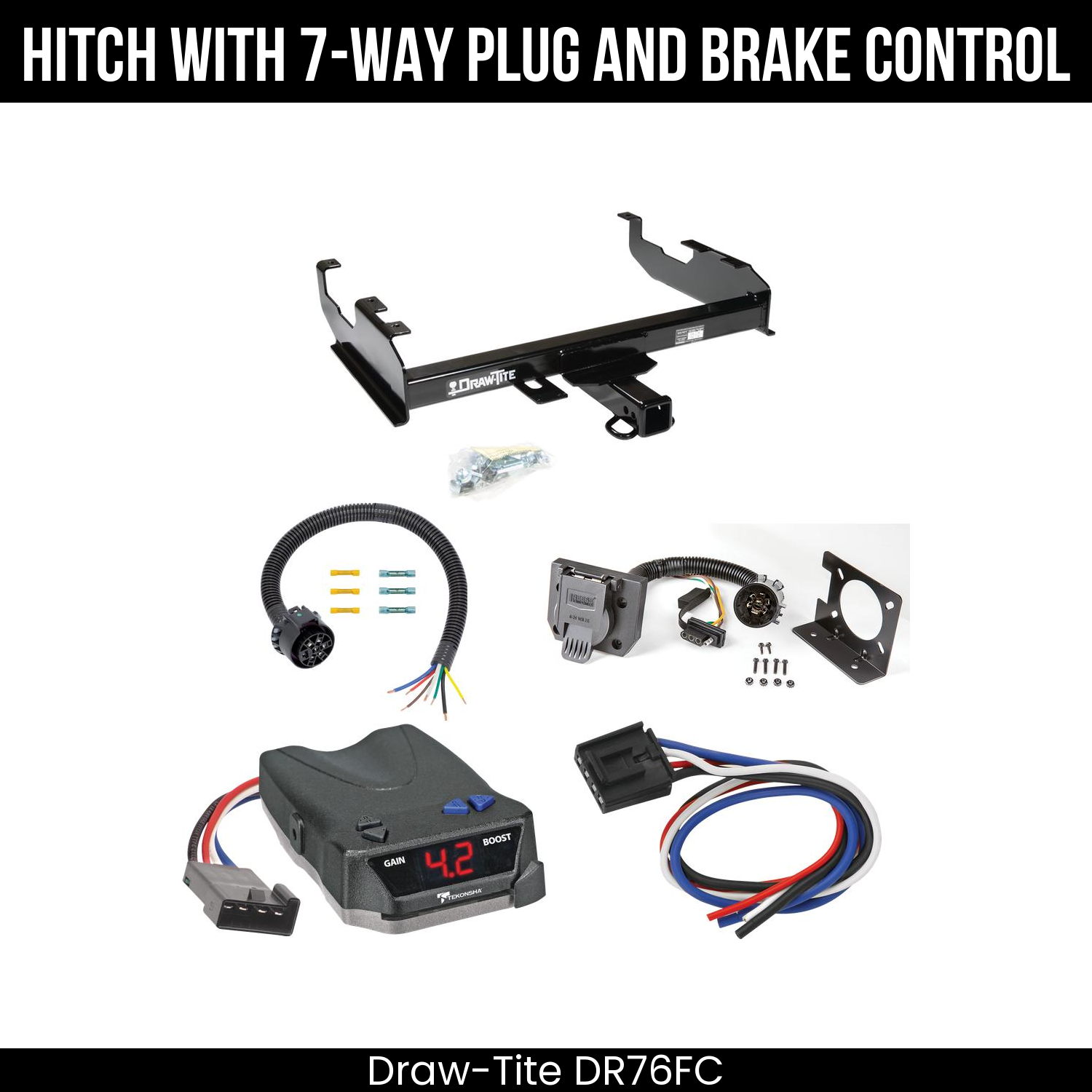 Trailer Hitch , 7-Way , Tekonsha Brake EVN Control