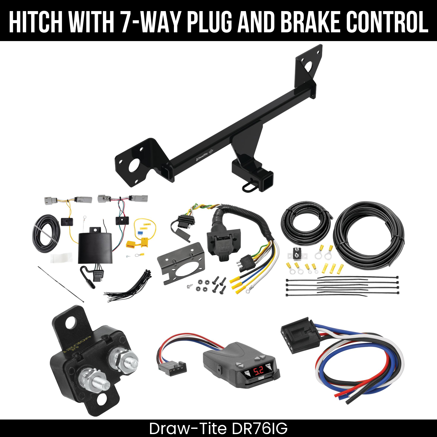 Trailer Hitch , 7-Way , Reese Brakeman IV Brake Control