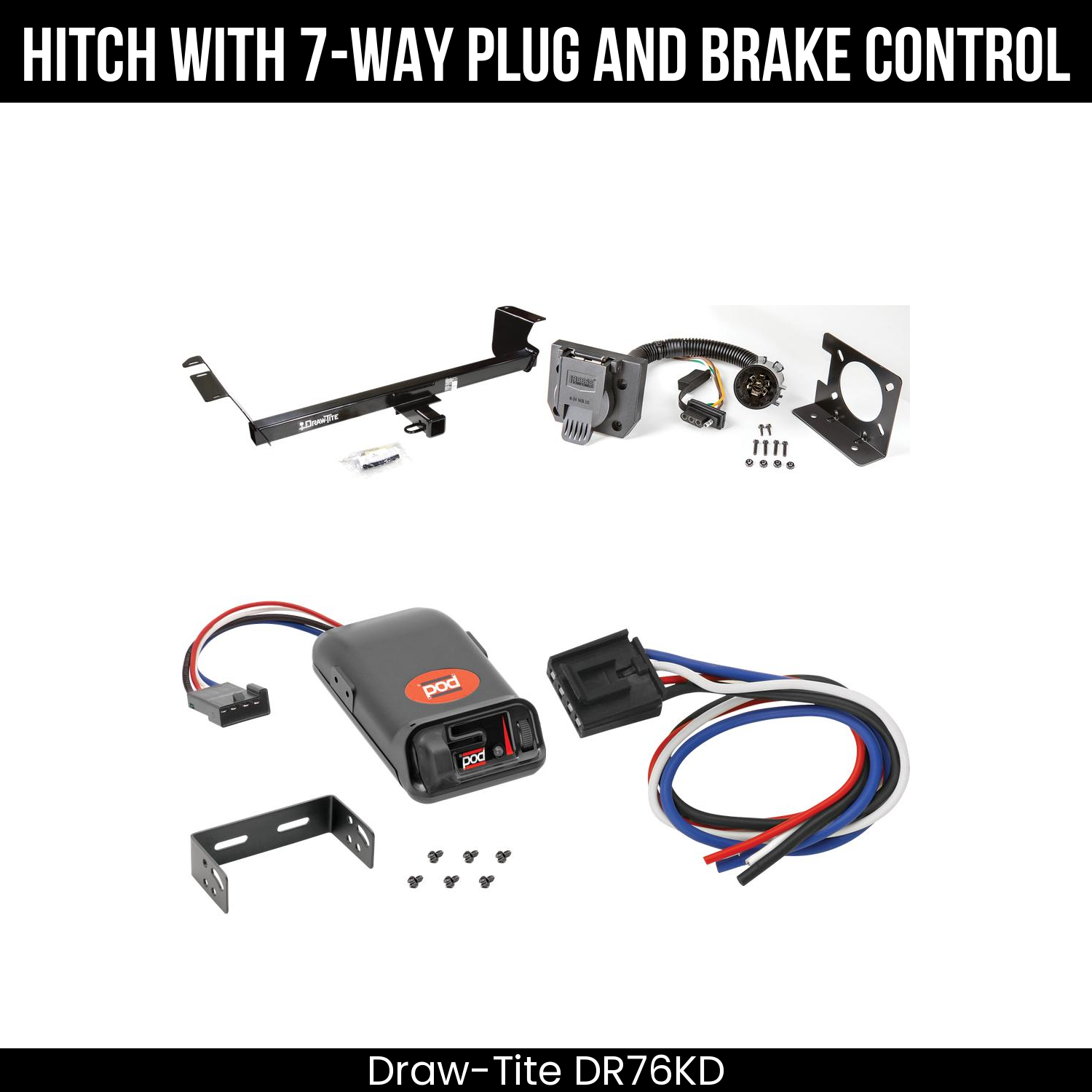 Trailer Hitch , 7-Way , Pro Series POD Brake Control