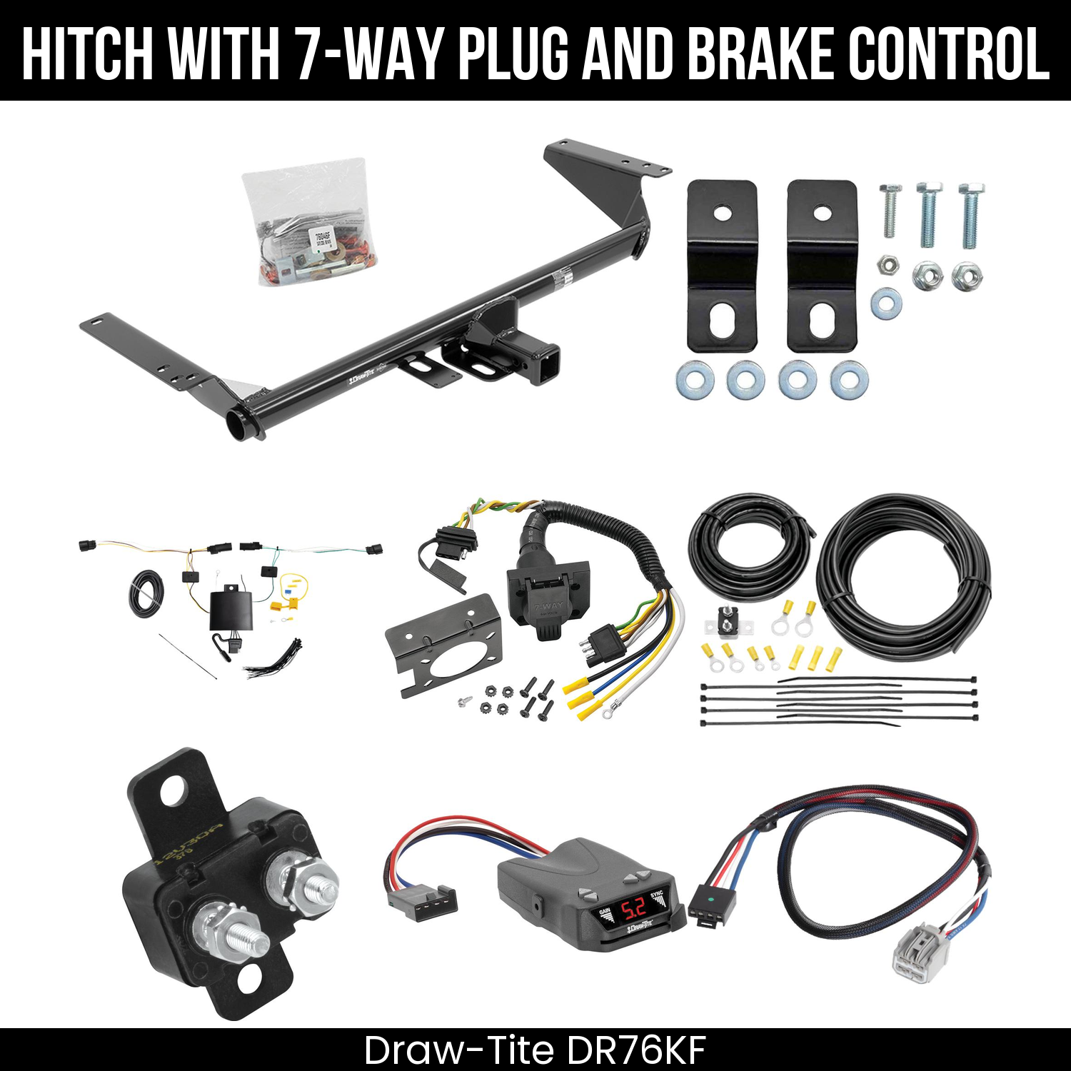 Trailer Hitch , 7-Way , Draw-Tite Activator IV Brake Control