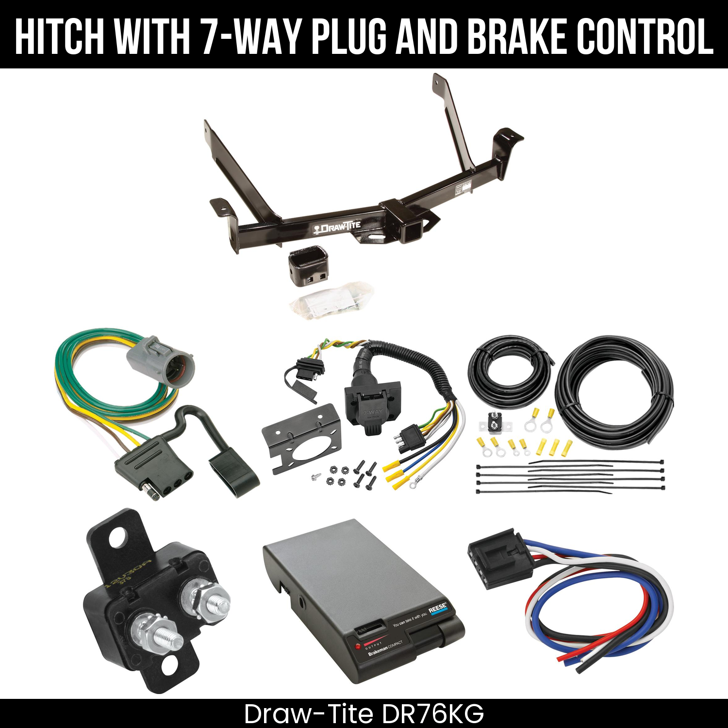 Trailer Hitch , 7-Way , Reese Brakeman Brake Control