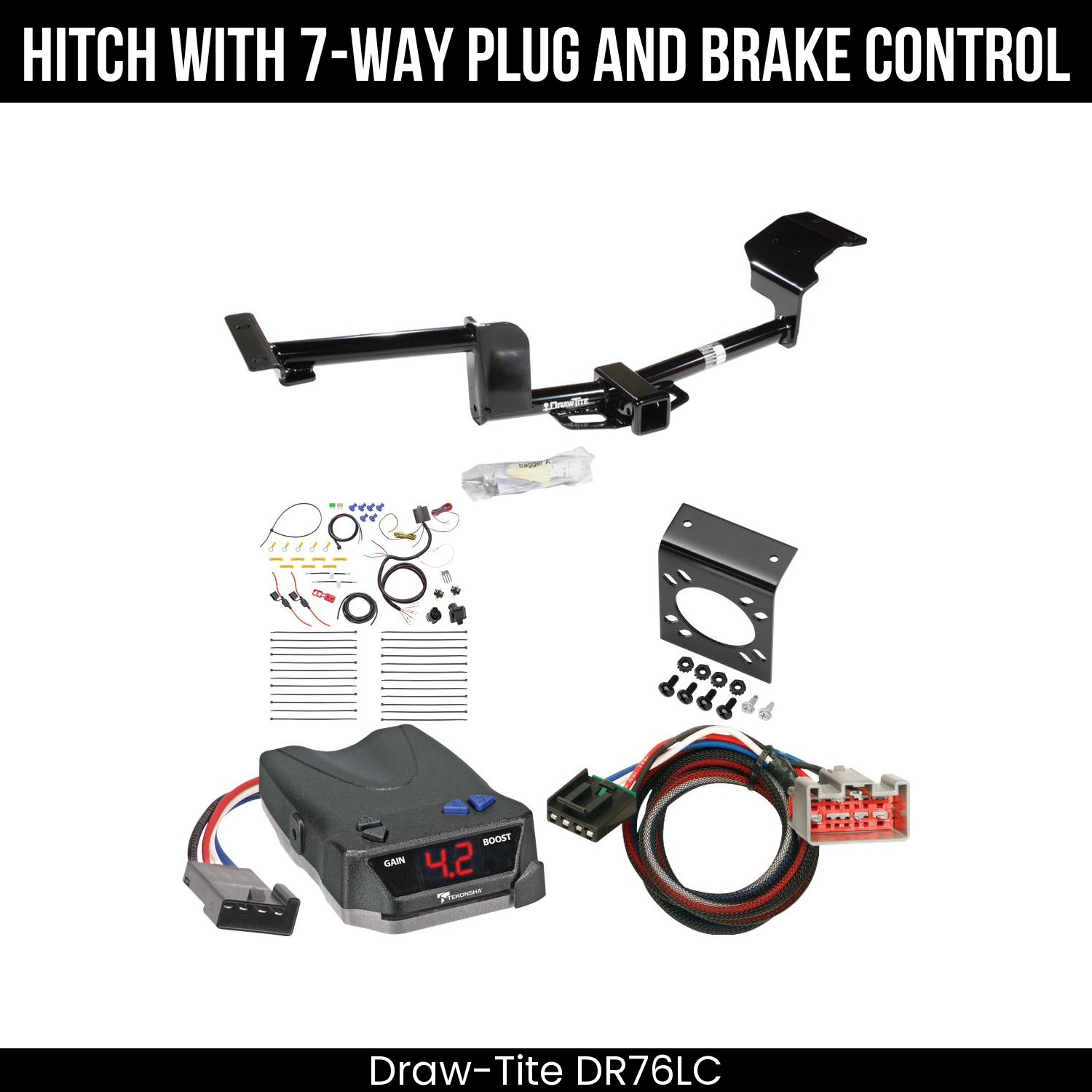 Trailer Hitch , 7-Way , Tekonsha Brake EVN Control