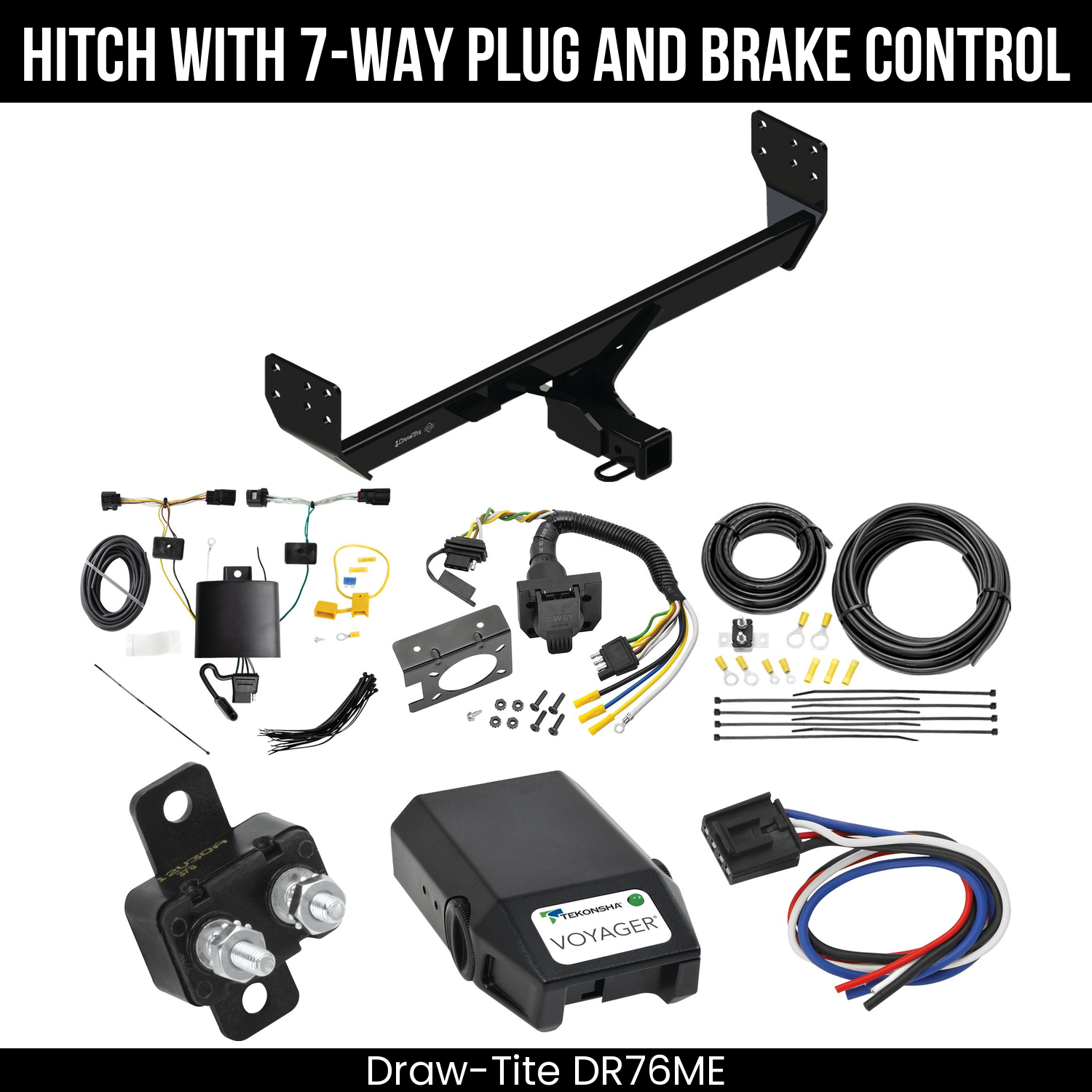 Trailer Hitch , 7-Way , Tekonsha Voyager Brake Control