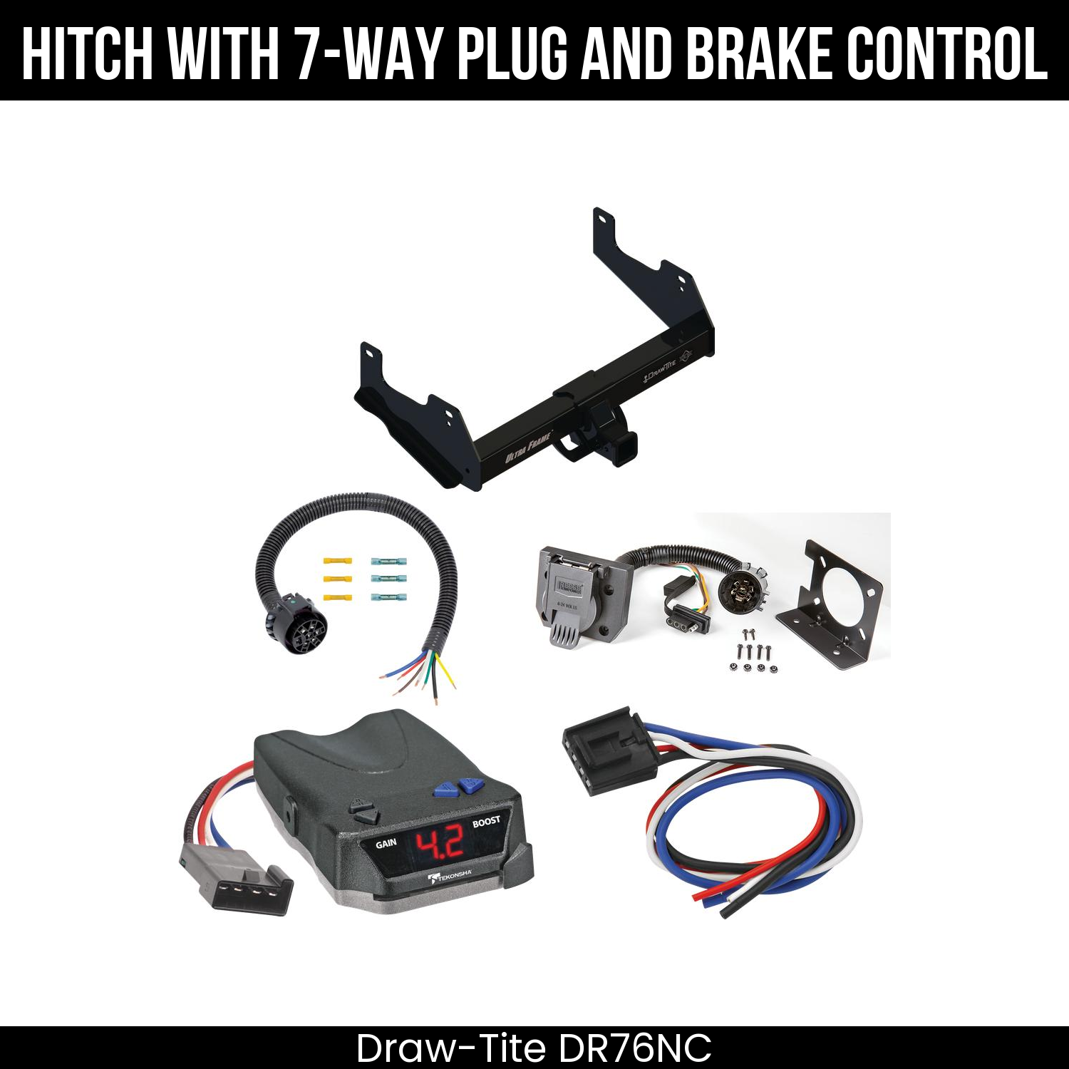 Trailer Hitch , 7-Way , Tekonsha Brake EVN Control