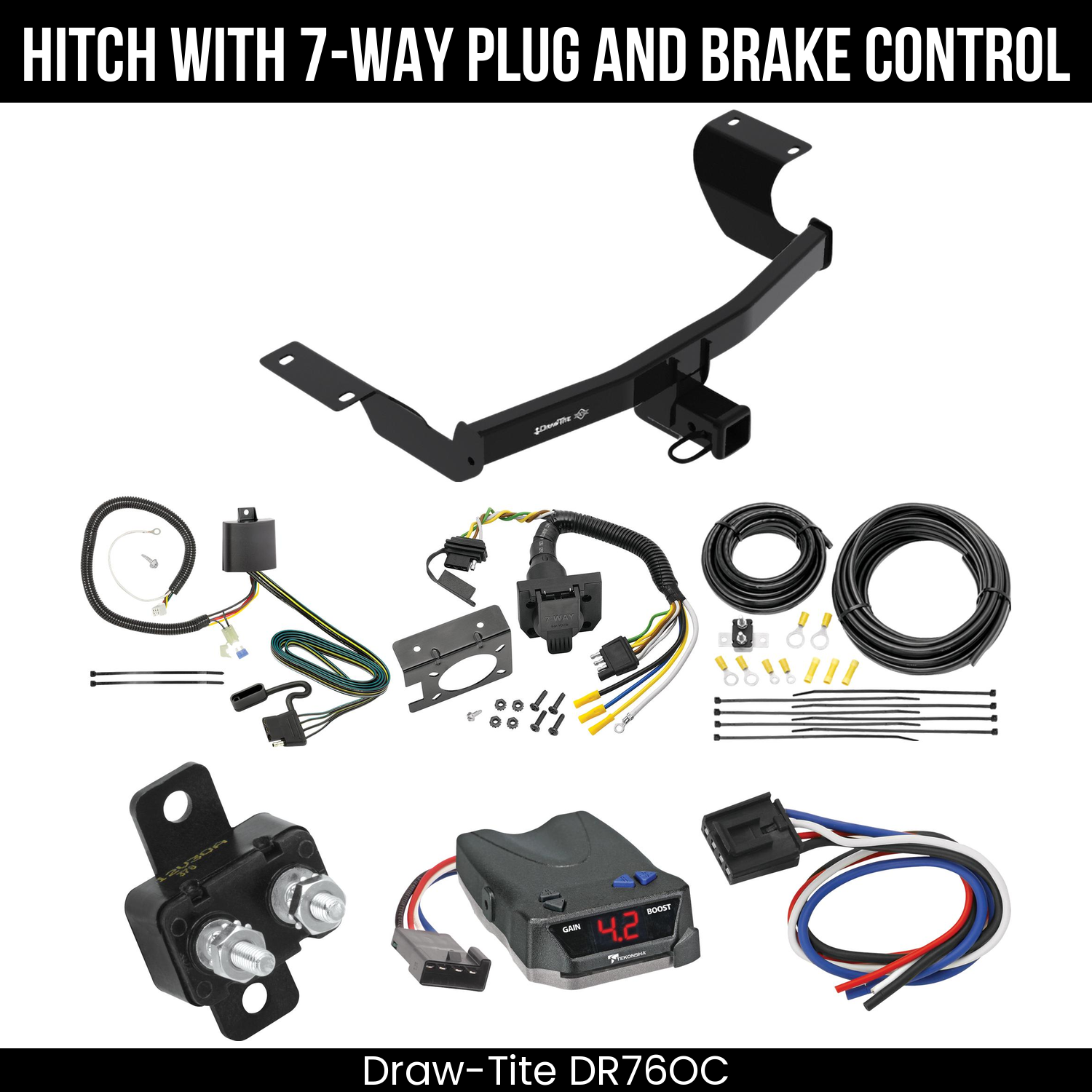 Trailer Hitch , 7-Way , Tekonsha Brake EVN Control
