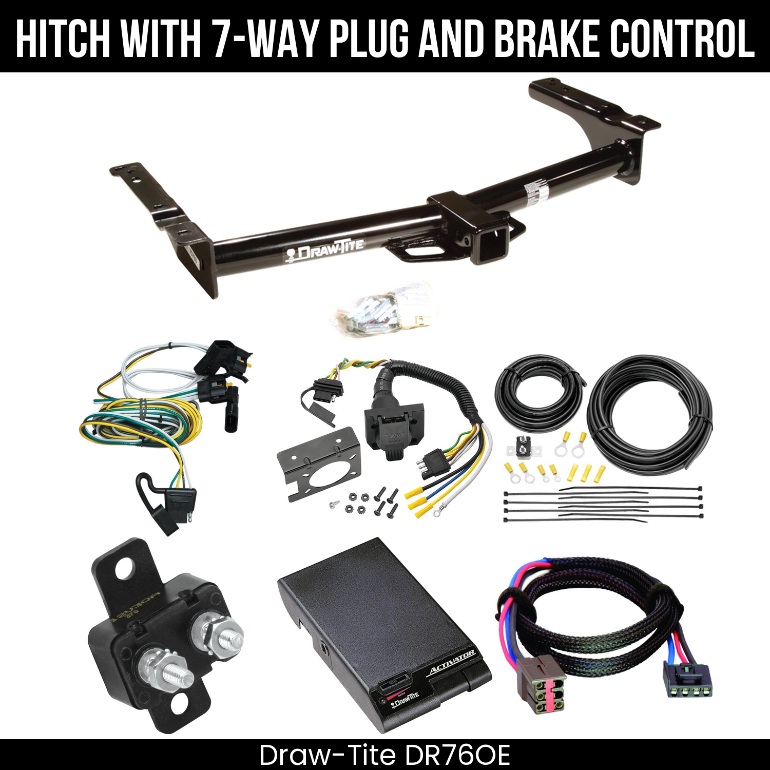Trailer Hitch , 7-Way , Draw-Tite Activator Brake Control