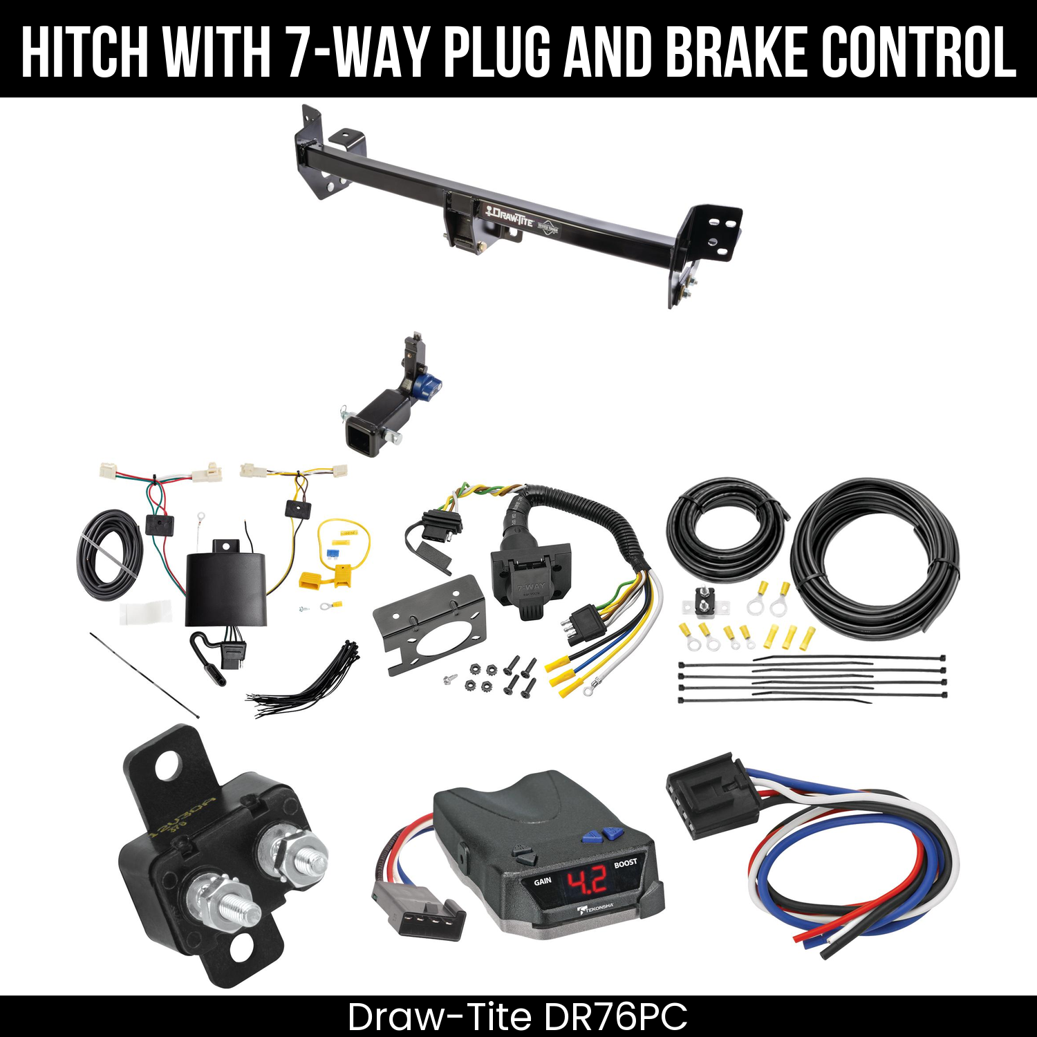 Trailer Hitch , 7-Way , Tekonsha Brake EVN Control