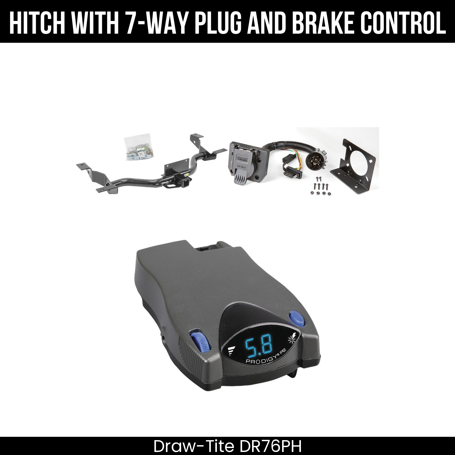 Trailer Hitch , 7-Way , Tekonsha Prodigy P2 Brake Control