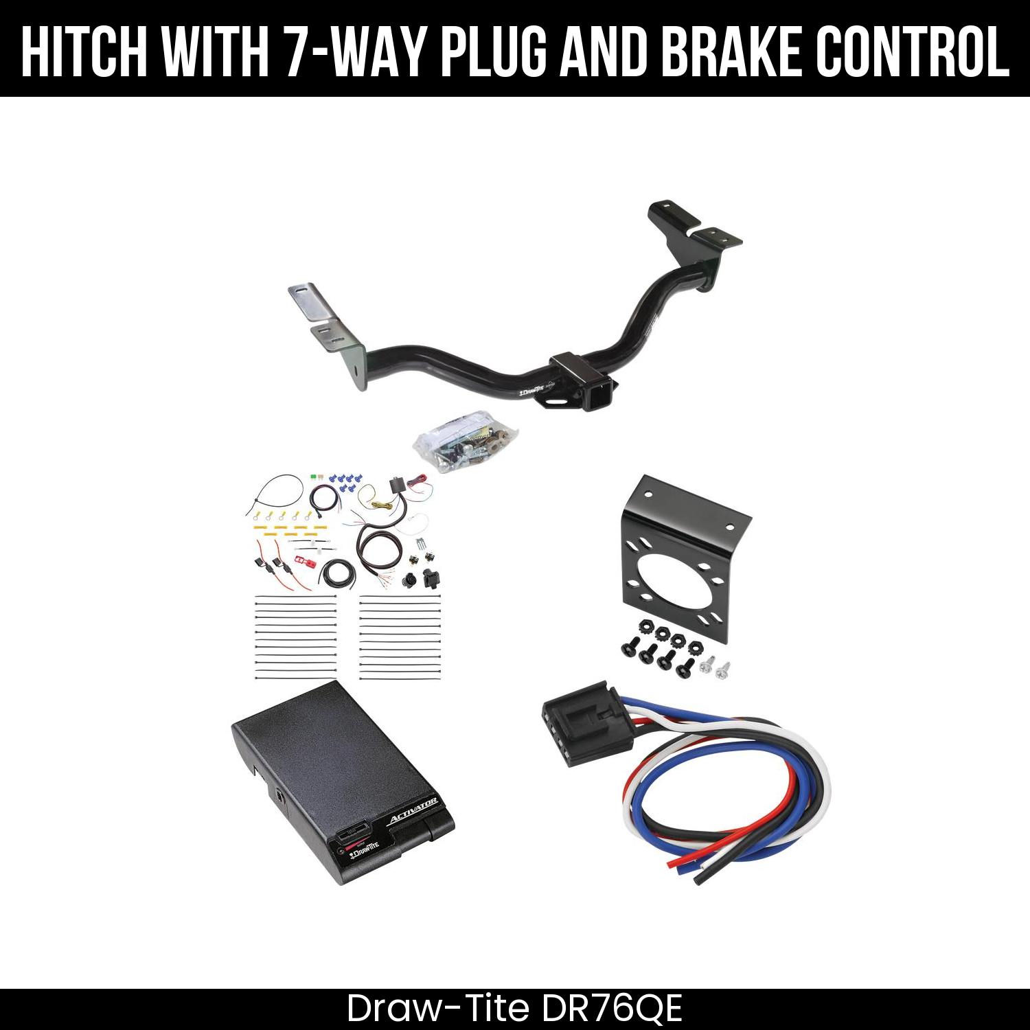 Trailer Hitch , 7-Way , Draw-Tite Activator Brake Control