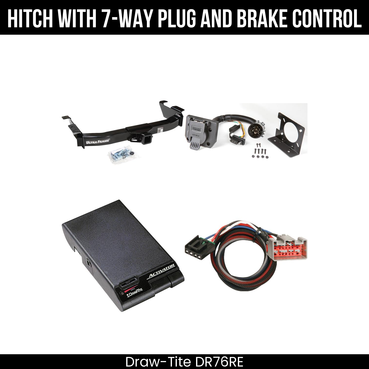 Trailer Hitch , 7-Way , Draw-Tite Activator Brake Control