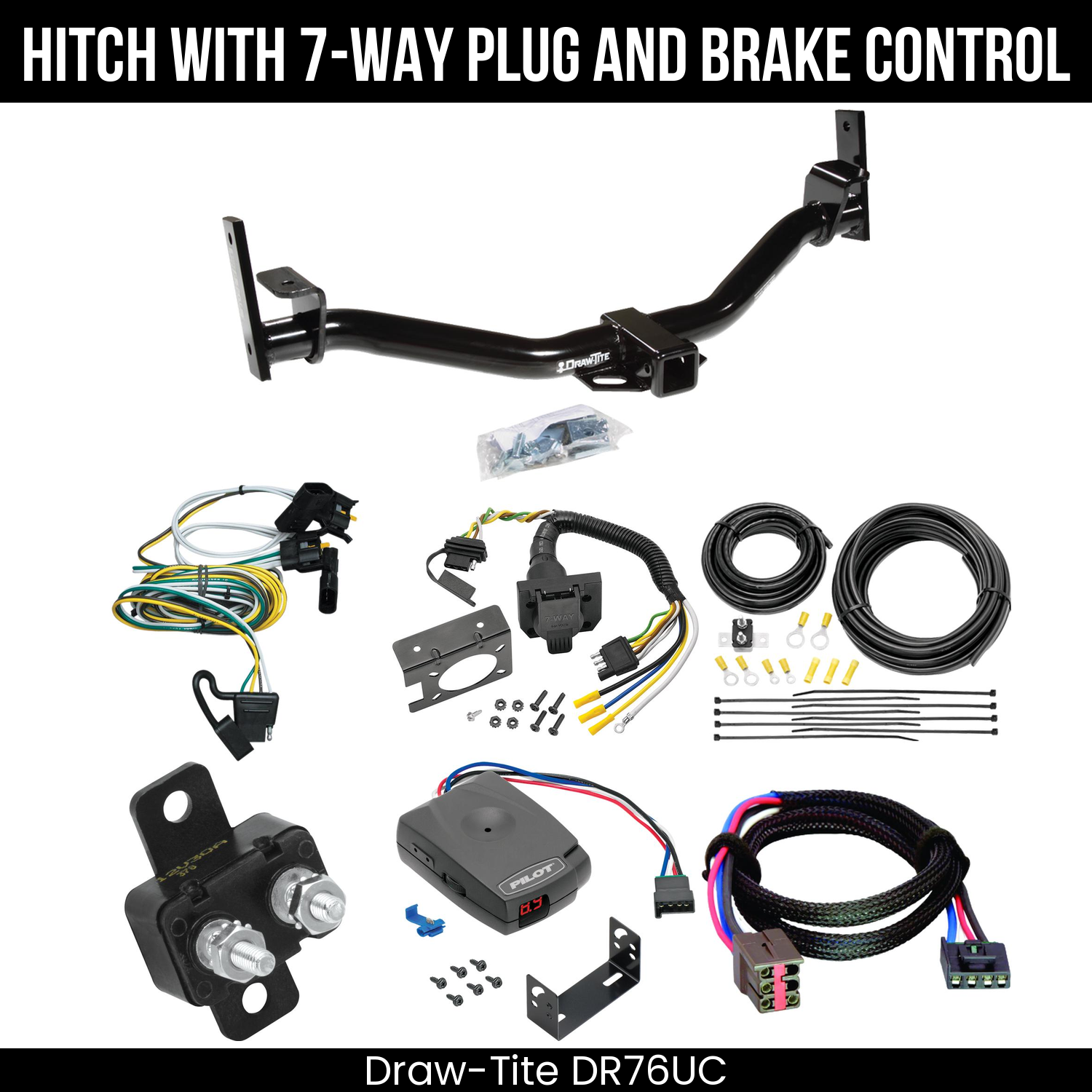 Trailer Hitch , 7-Way , Pro Series Pilot Brake Control