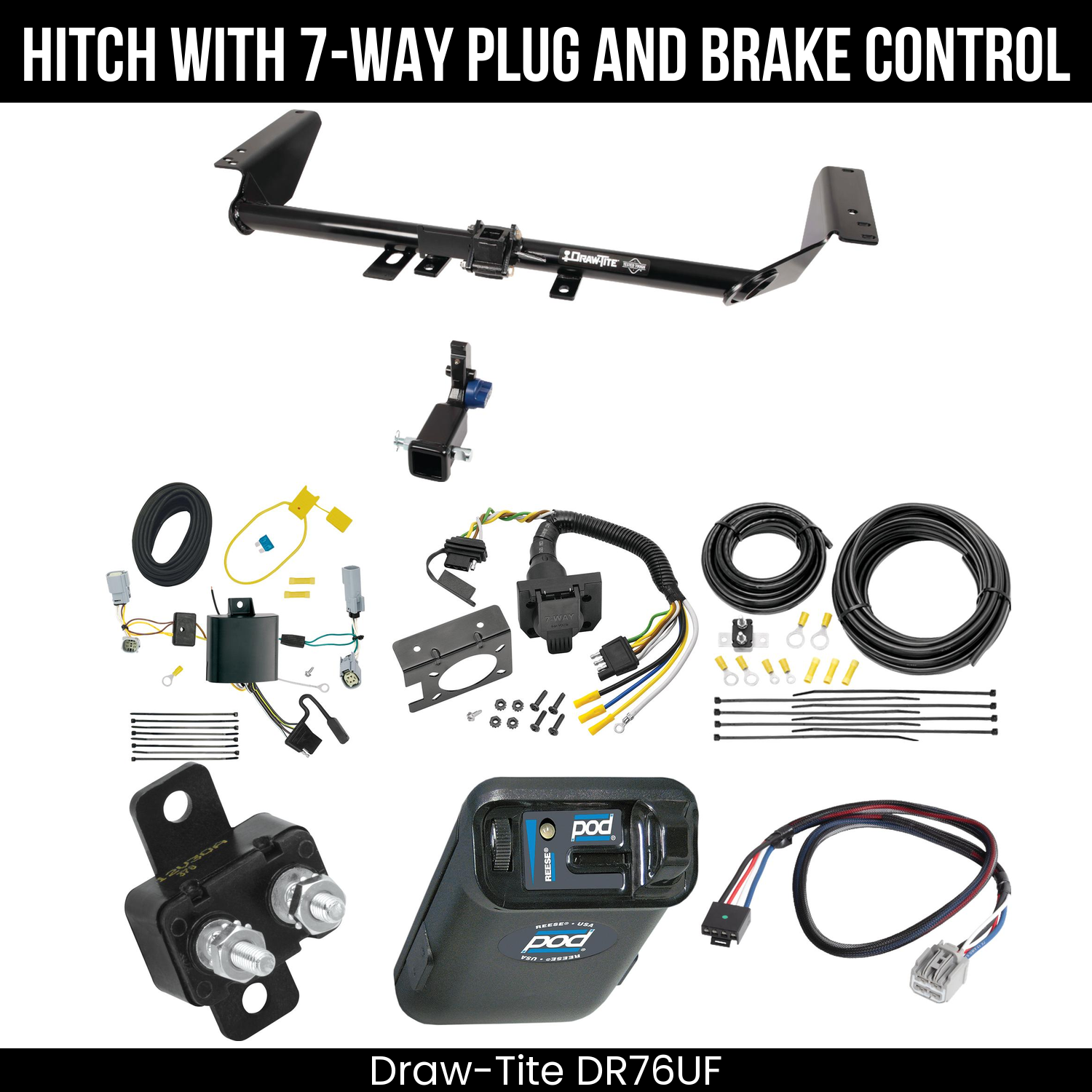 Trailer Hitch , 7-Way , Reese POD Brake Control