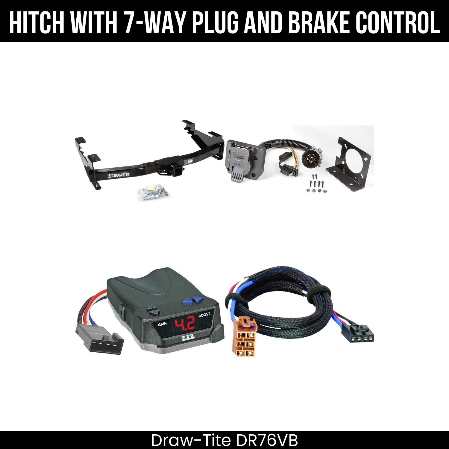 Trailer Hitch , 7-Way , Reese Brake EVN Control