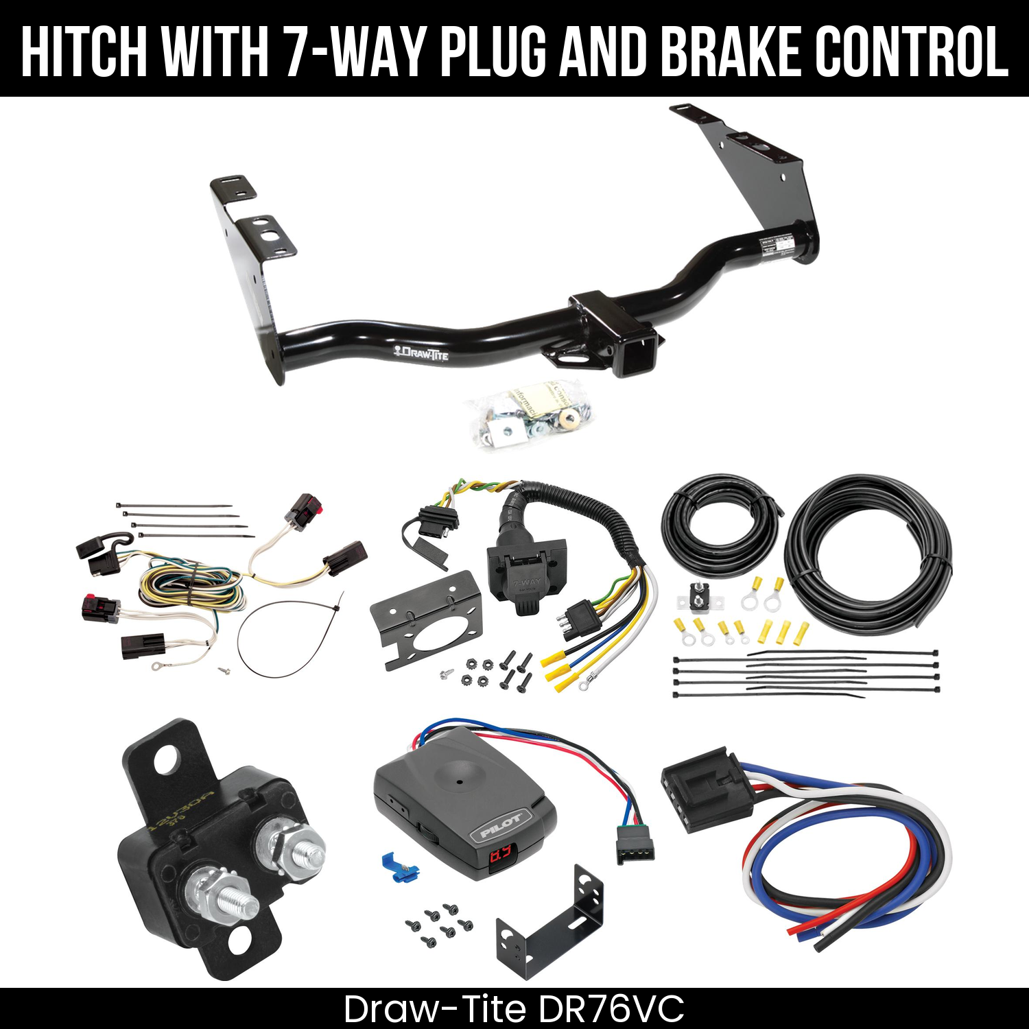 Trailer Hitch , 7-Way , Pro Series Pilot Brake Control