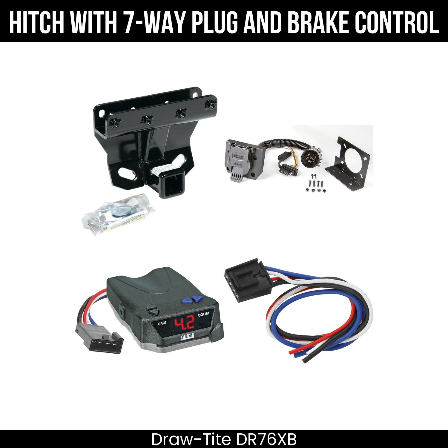 Trailer Hitch , 7-Way , Reese Brake EVN Control