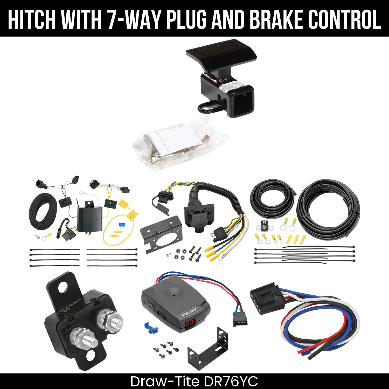 Trailer Hitch , 7-Way , Pro Series Pilot Brake Control