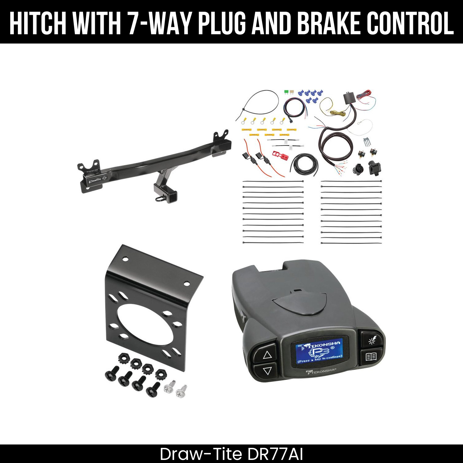 Trailer Hitch , 7-Way , Tekonsha Prodigy P3 Brake Control