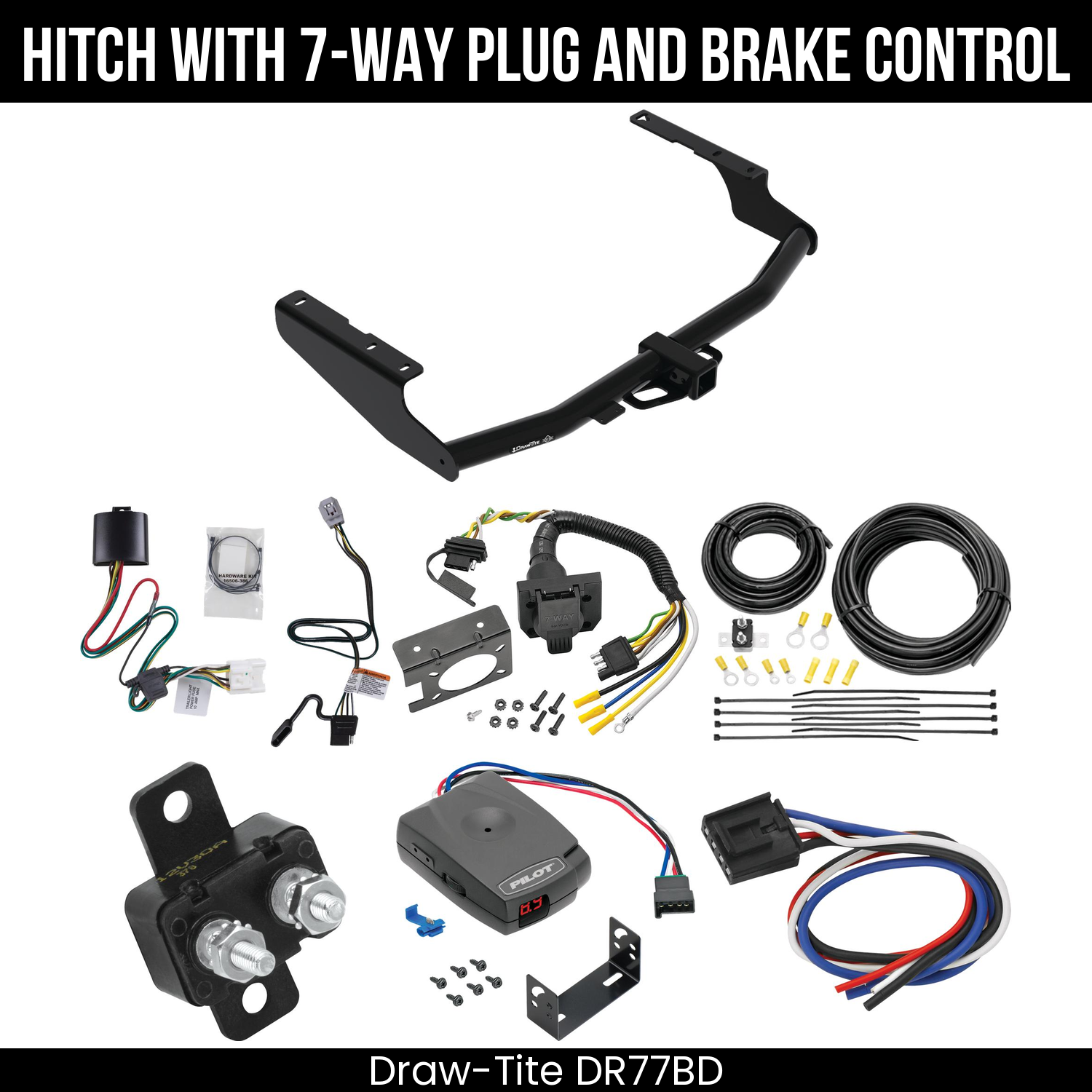 Trailer Hitch , 7-Way , Pro Series Pilot Brake Control