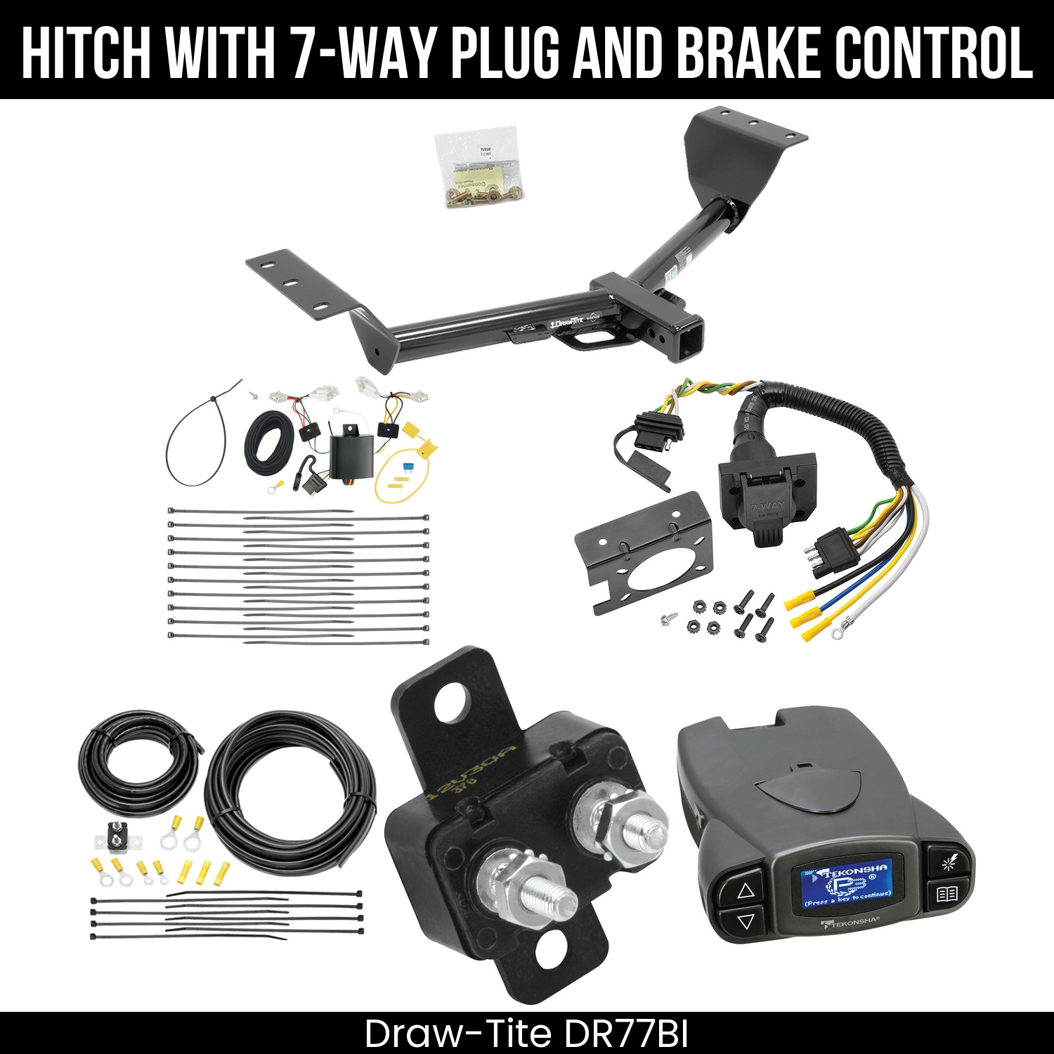 Trailer Hitch , 7-Way , Tekonsha Prodigy P3 Brake Control