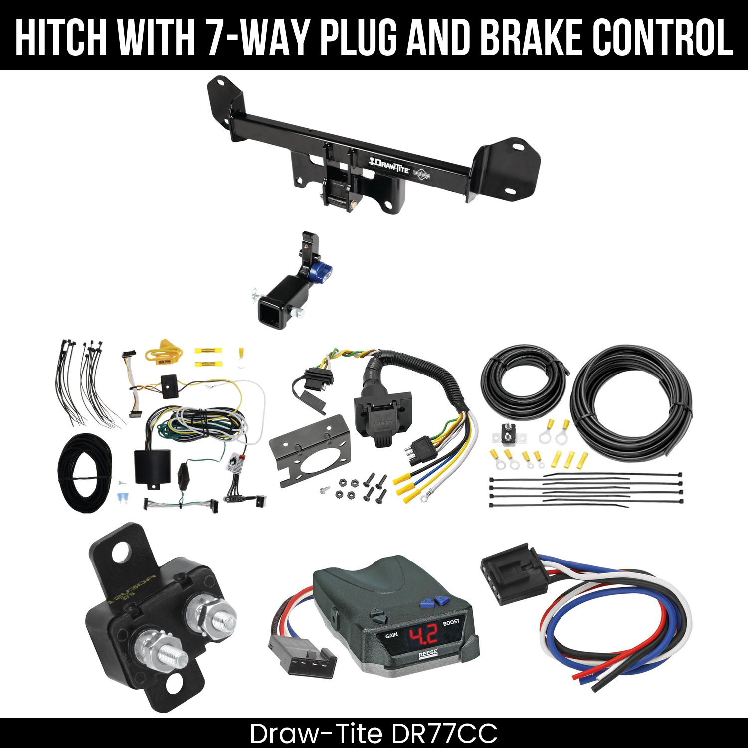 Trailer Hitch , 7-Way , Reese Brake EVN Control