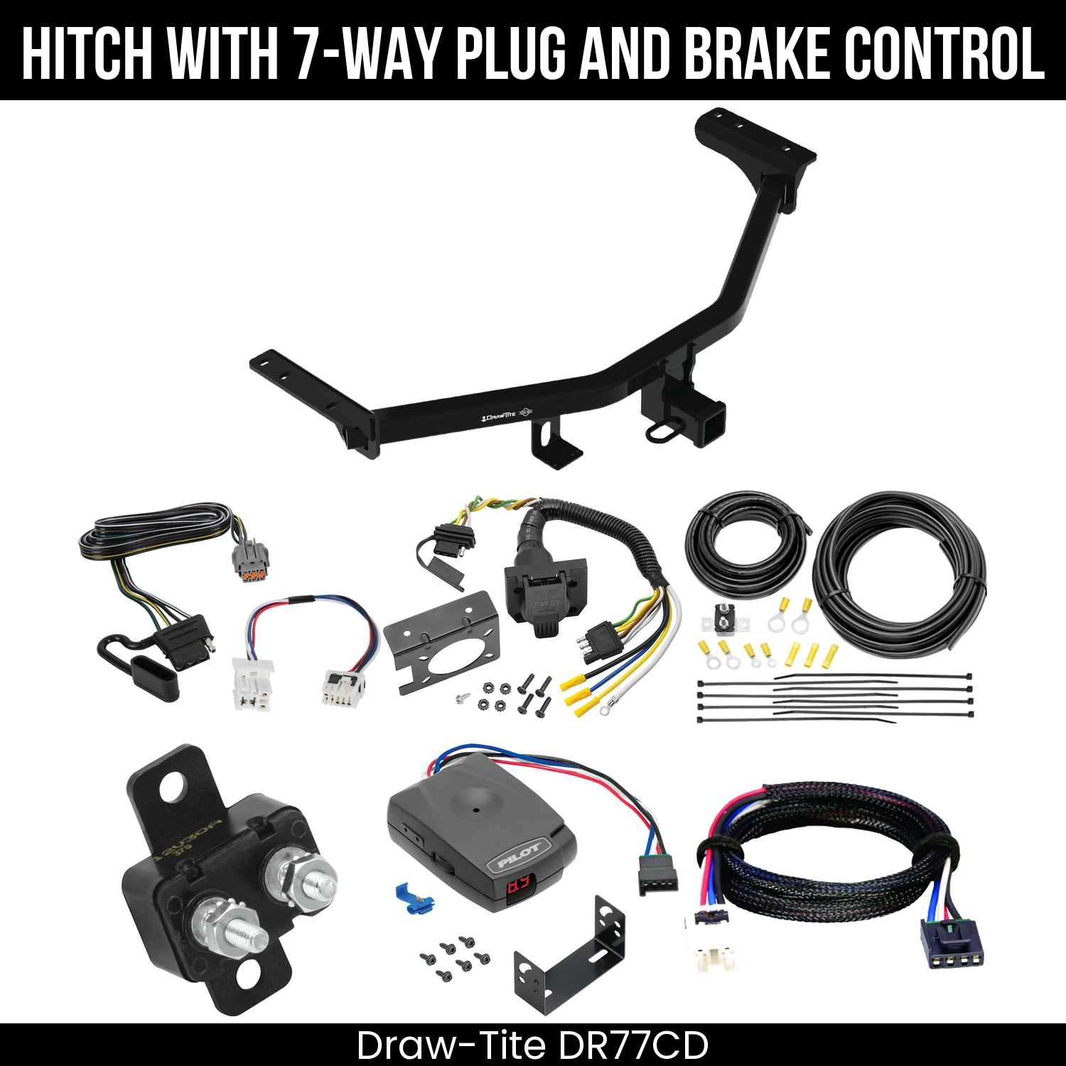 Trailer Hitch , 7-Way , Pro Series Pilot Brake Control