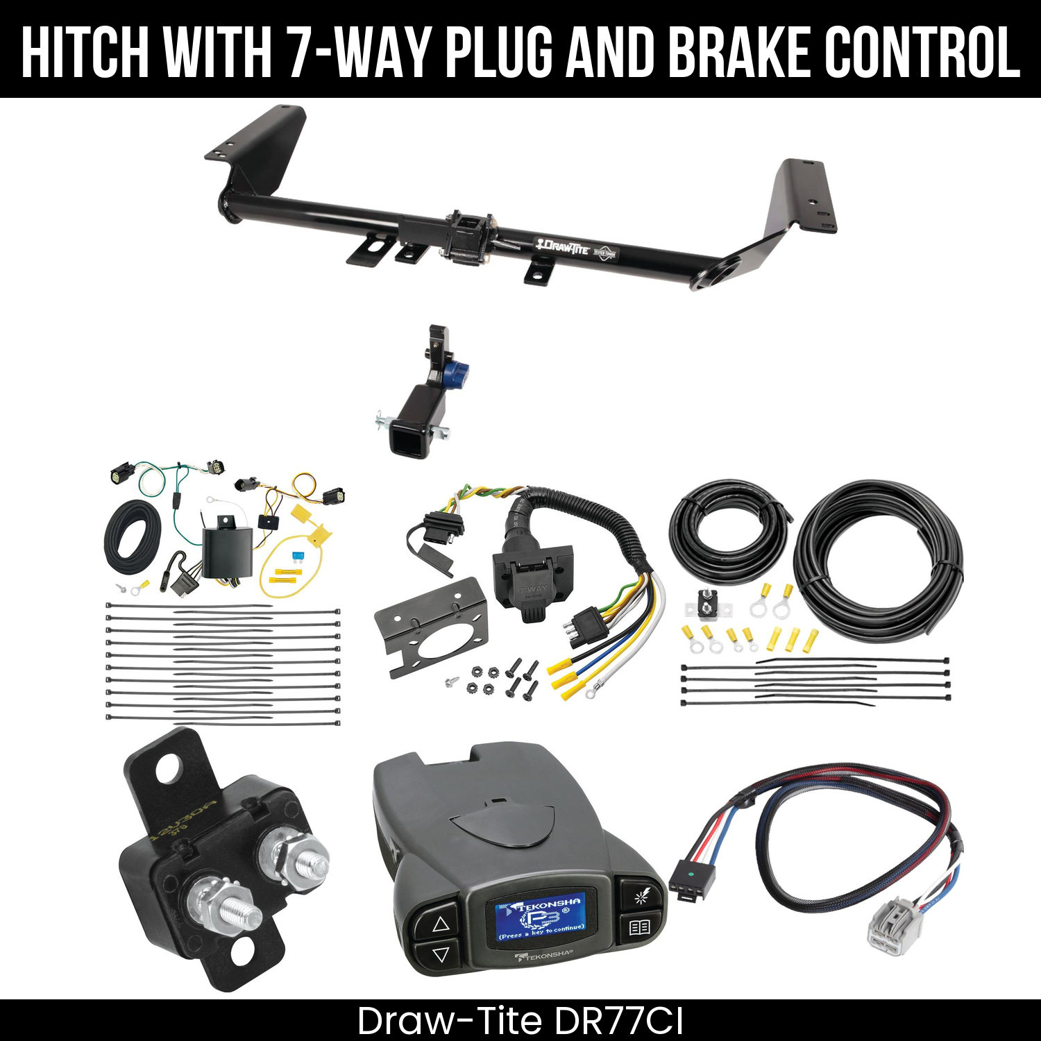 Trailer Hitch , 7-Way , Tekonsha Prodigy P3 Brake Control