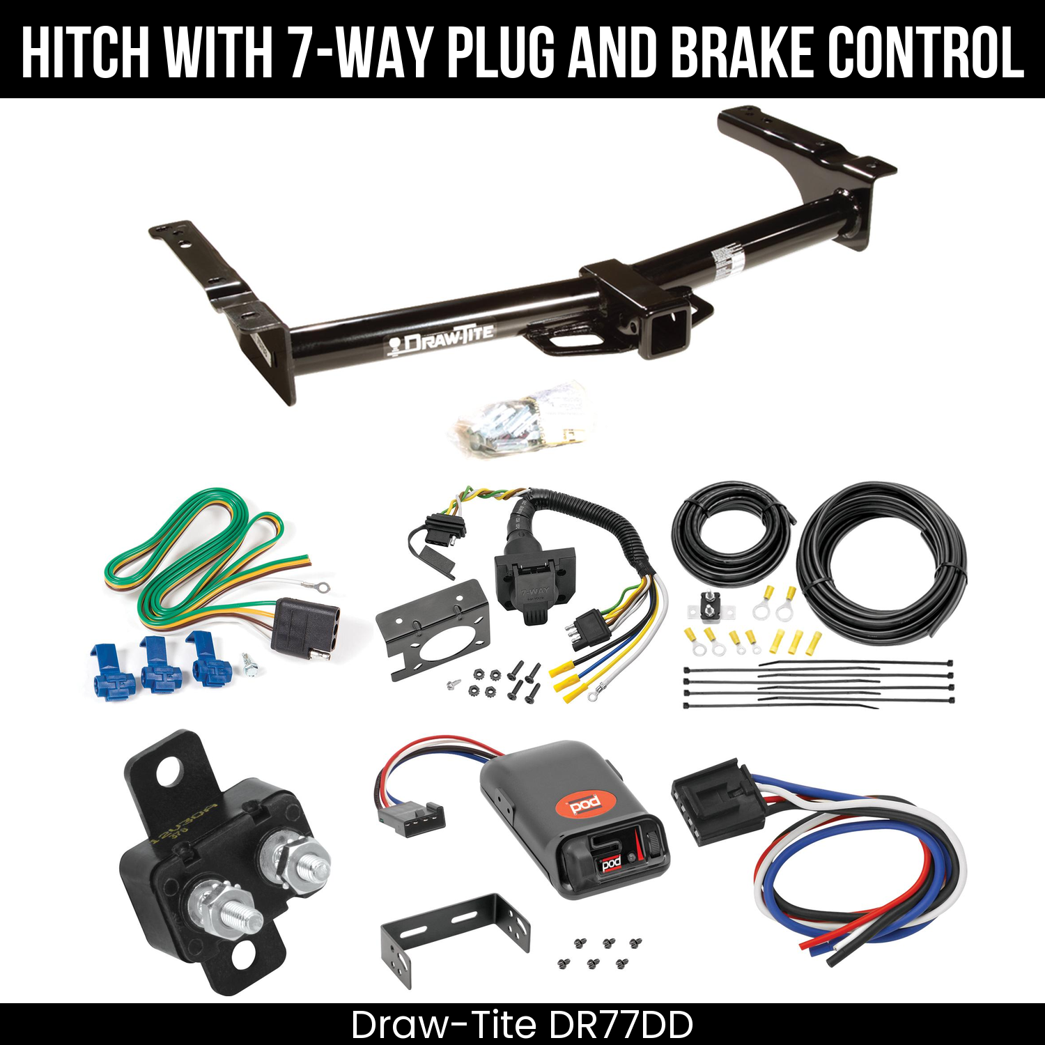 Trailer Hitch , 7-Way , Pro Series POD Brake Control