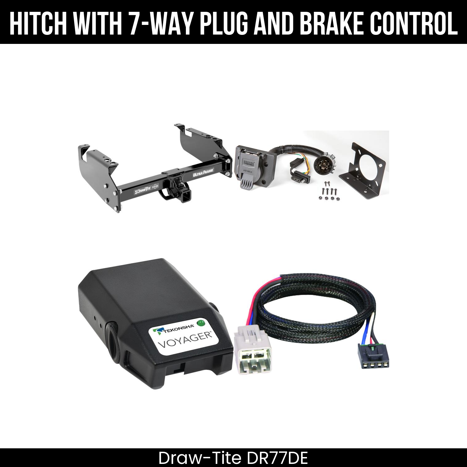 Trailer Hitch , 7-Way , Tekonsha Voyager Brake Control
