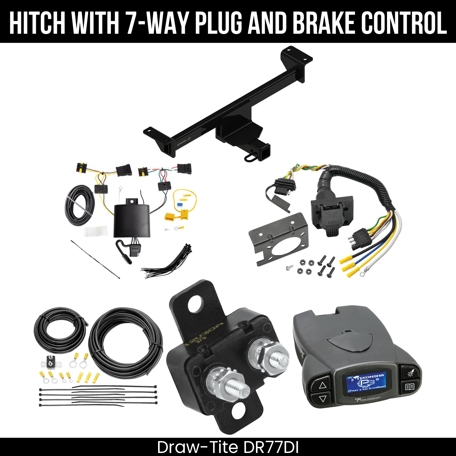 Trailer Hitch , 7-Way , Tekonsha Prodigy P3 Brake Control
