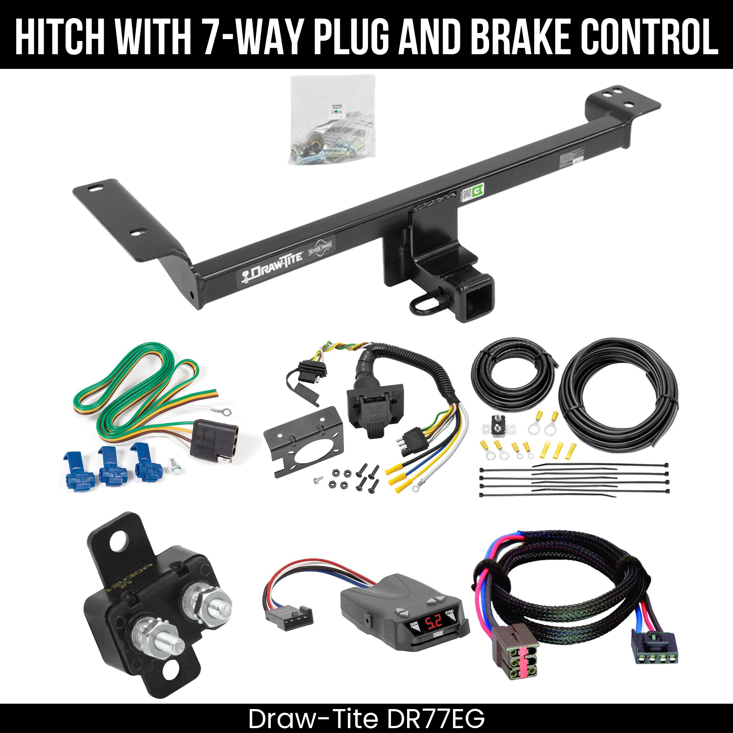Trailer Hitch , 7-Way , Reese Brakeman IV Brake Control