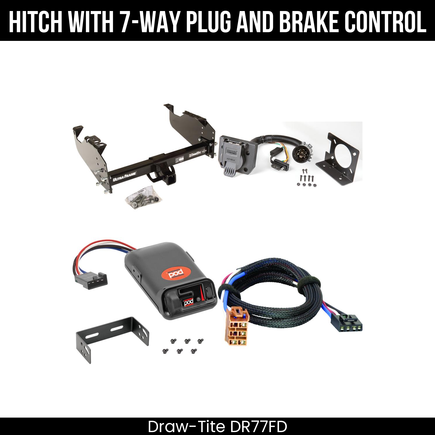 Trailer Hitch , 7-Way , Pro Series POD Brake Control