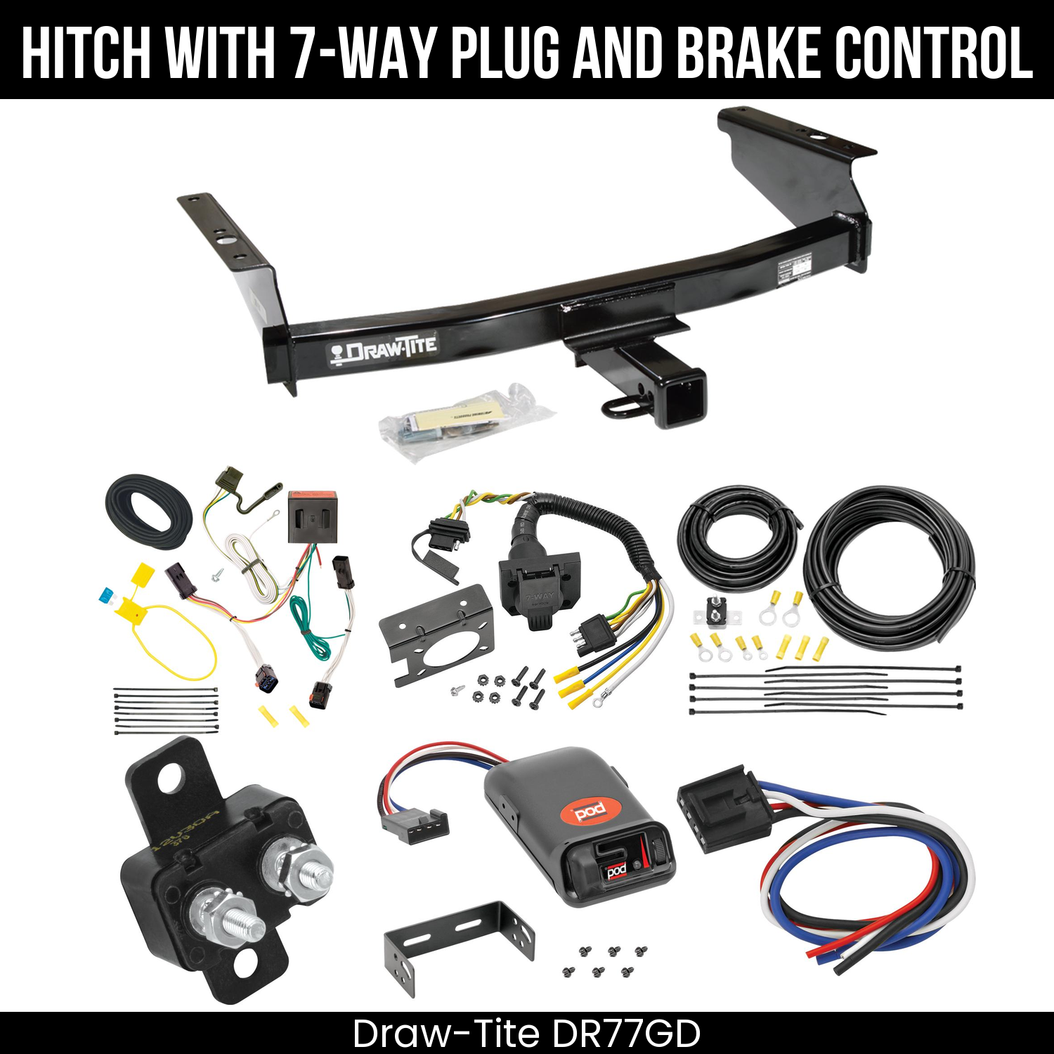 Trailer Hitch , 7-Way , Pro Series POD Brake Control