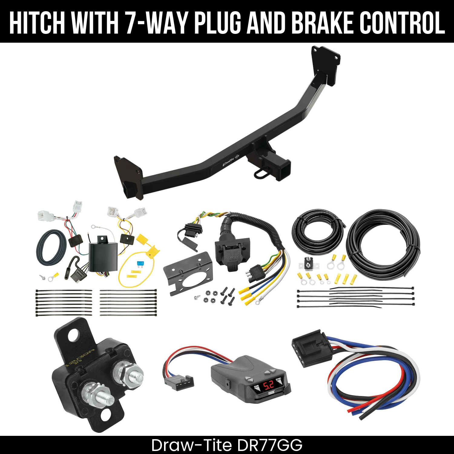 Trailer Hitch , 7-Way , Reese Brakeman IV Brake Control