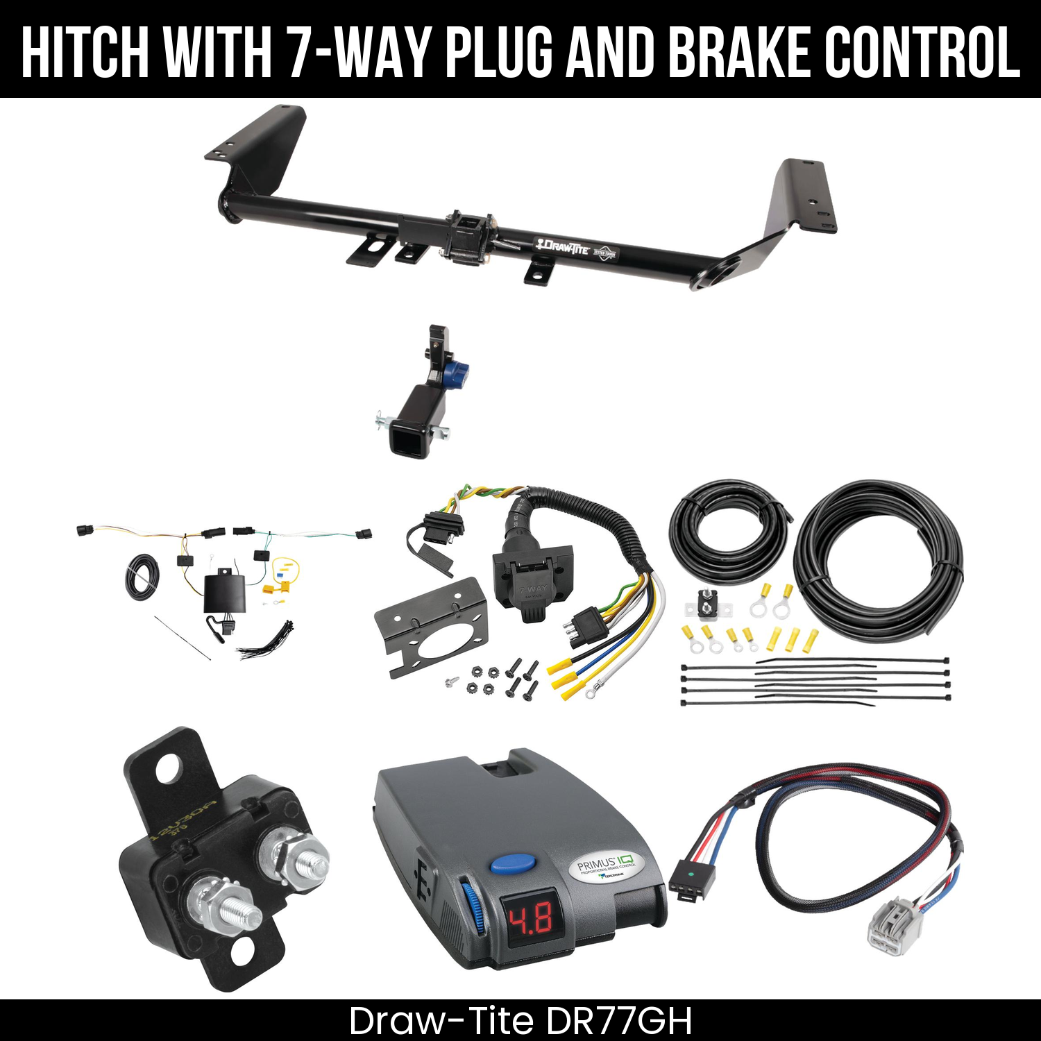 Trailer Hitch , 7-Way , Tekonsha Primus IQ Brake Control
