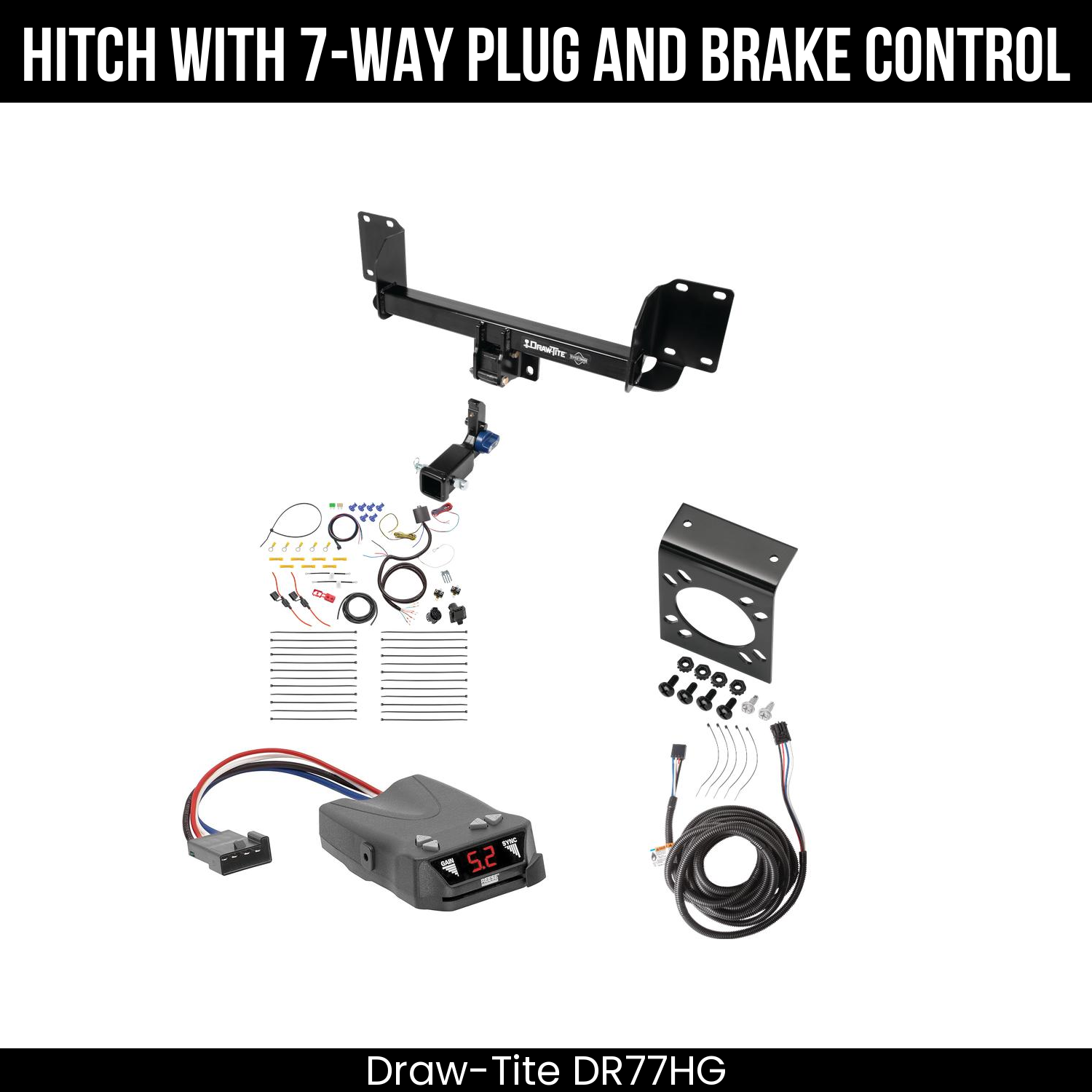Trailer Hitch , 7-Way , Reese Brakeman IV Brake Control