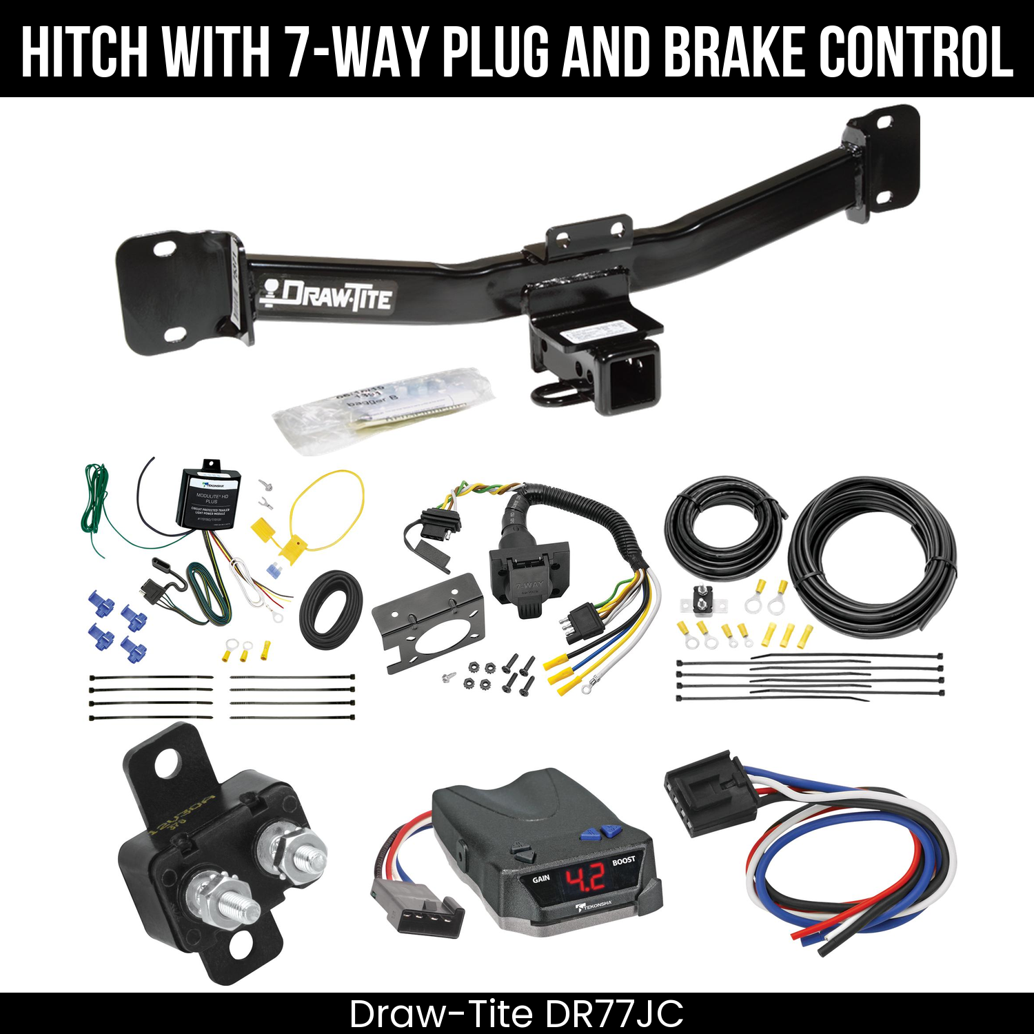 Trailer Hitch , 7-Way , Tekonsha Brake EVN Control