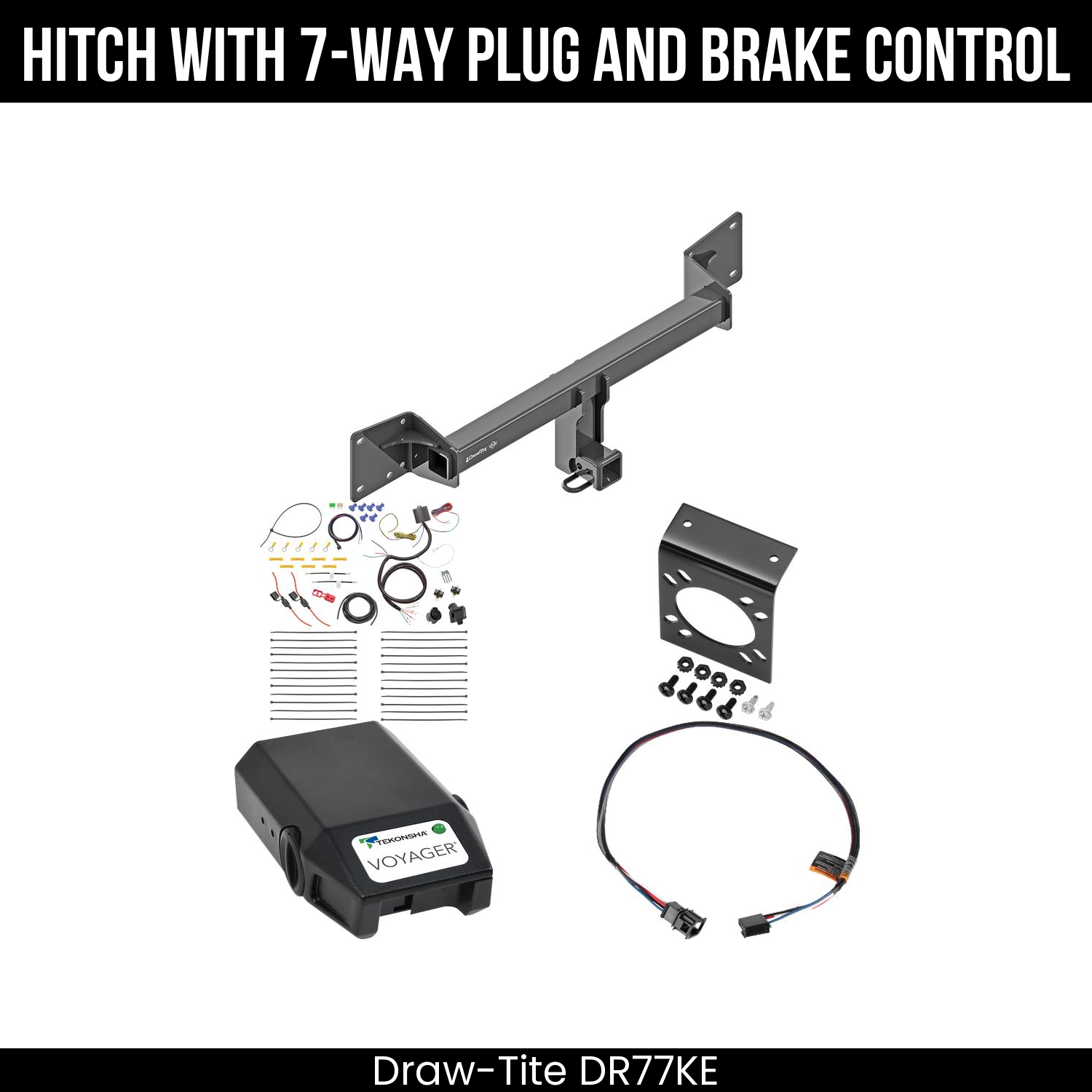 Trailer Hitch , 7-Way , Tekonsha Voyager Brake Control